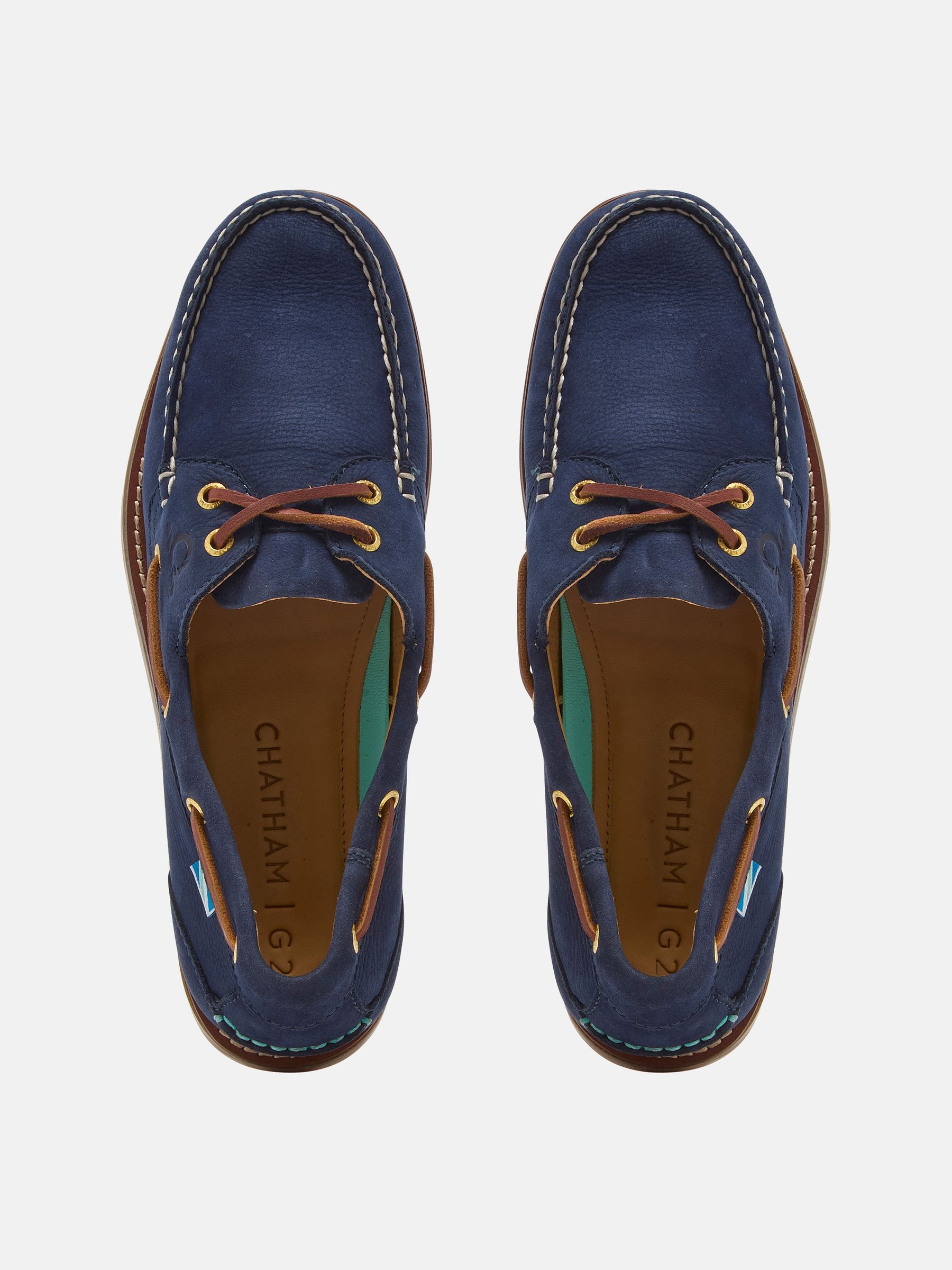 Chatham Navy Lyme G2 Boat Shoes - Image 4 of 4