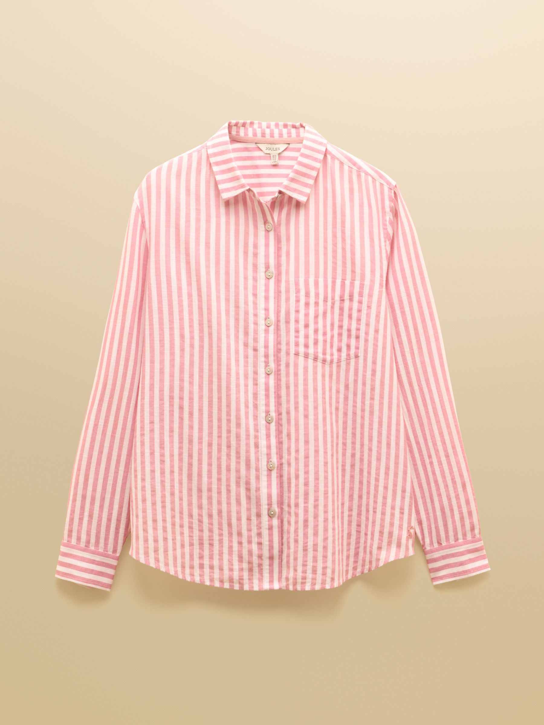 Light Pink Striped Cotton Shirt - Image 1 of 4