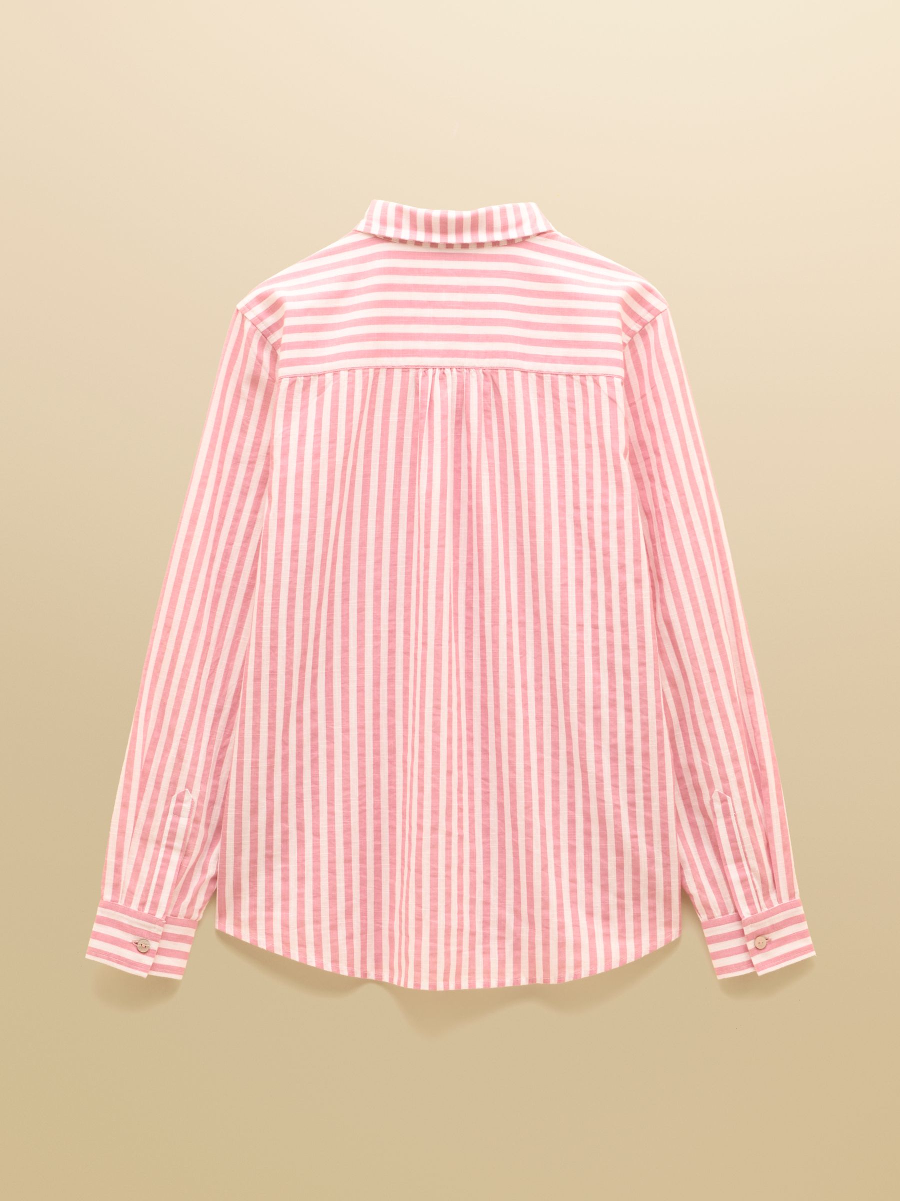Light Pink Striped Cotton Shirt - Image 2 of 4