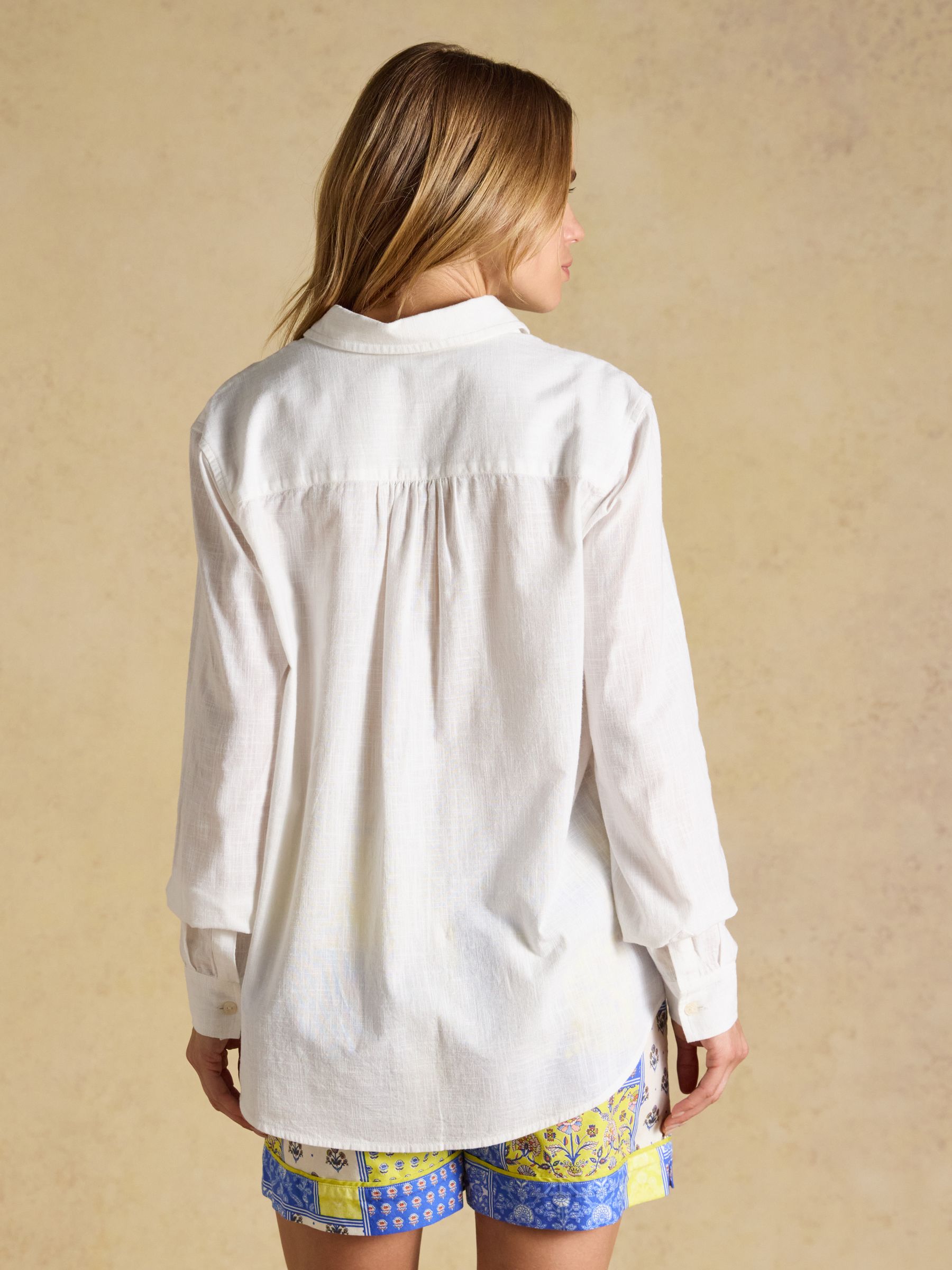 White Cotton Shirt - Image 2 of 7
