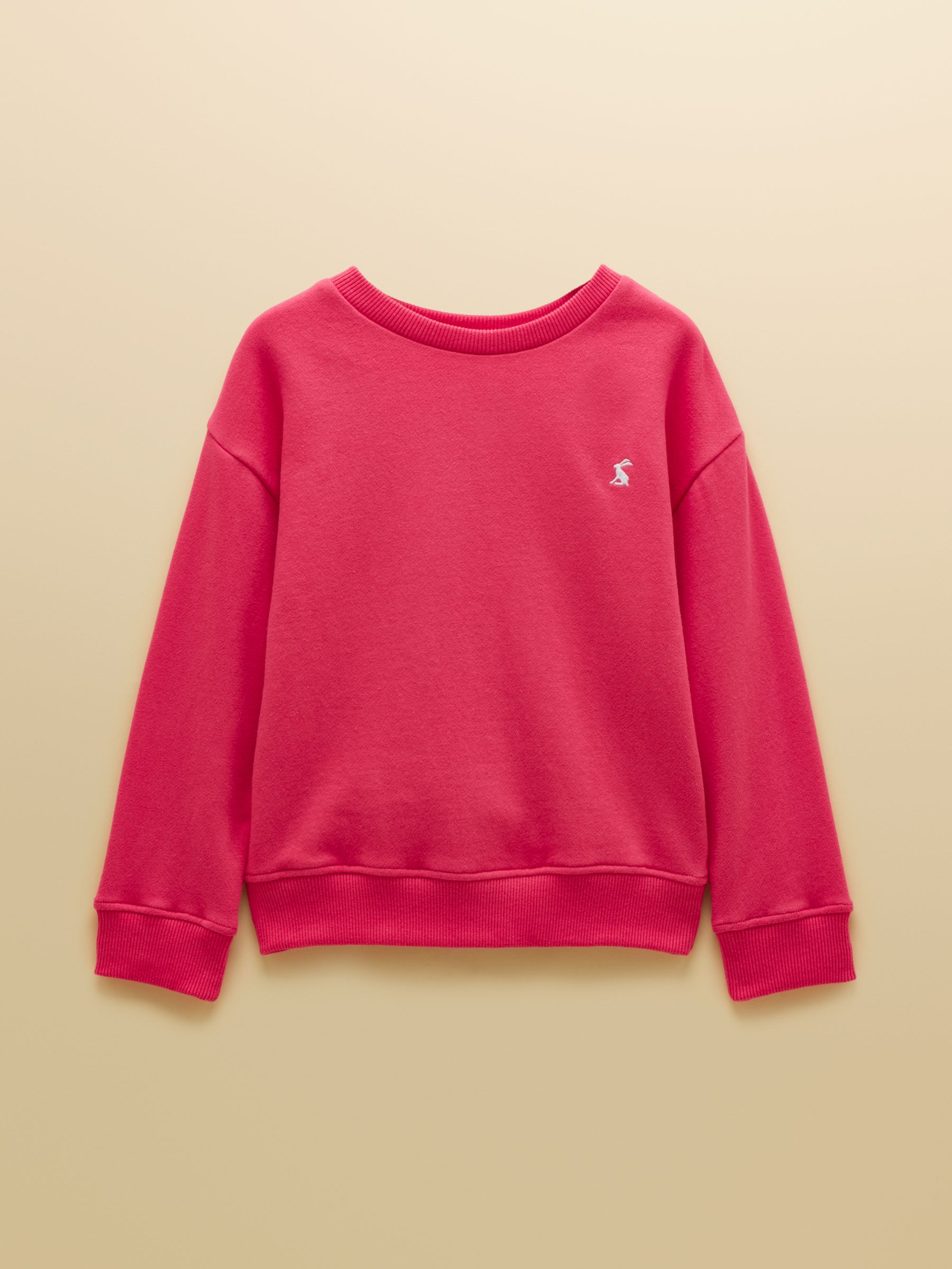 Pink Girls' Back Print Crew neck Sweatshirt - Image 1 of 4