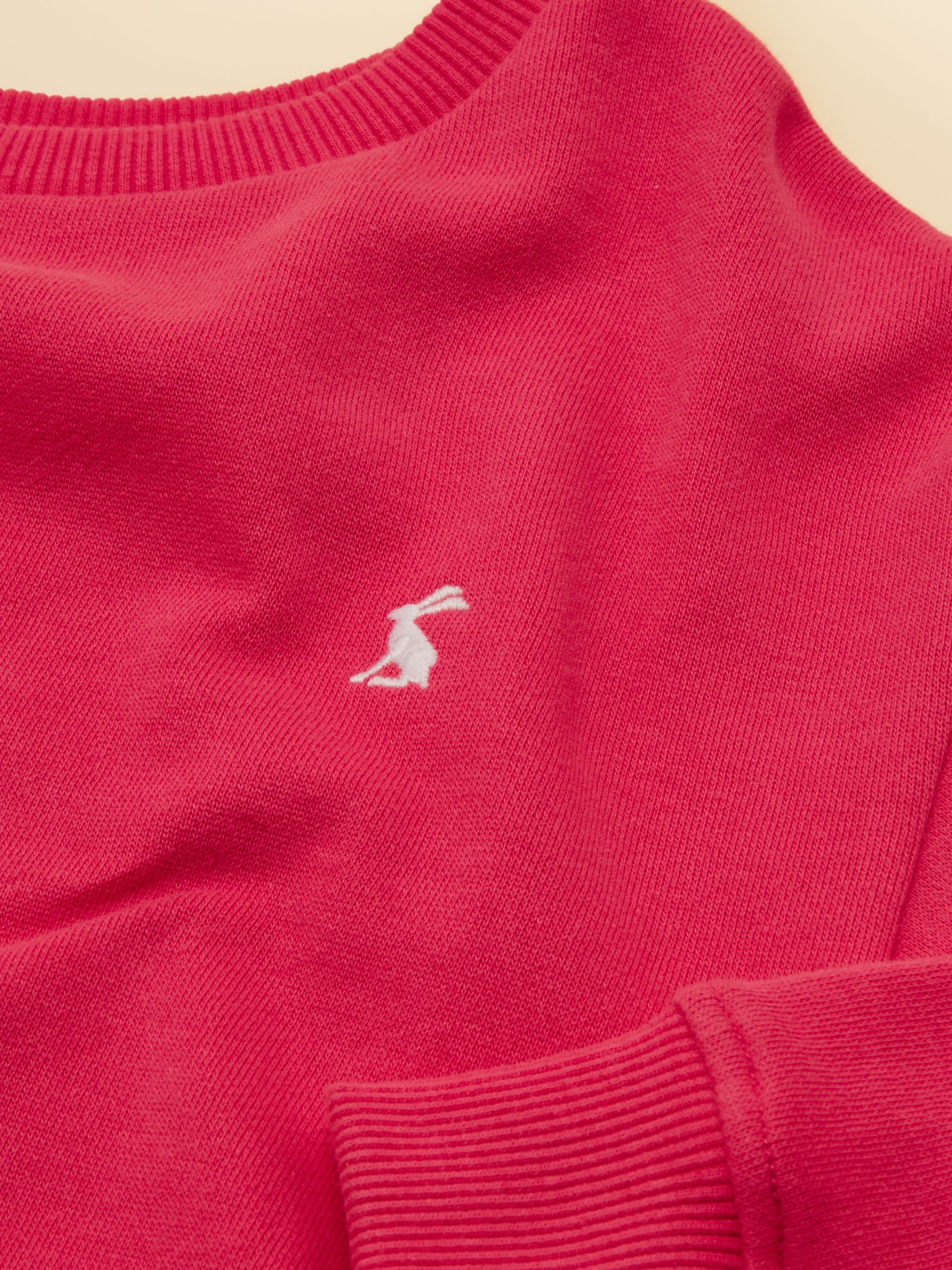 Pink Girls' Back Print Crew neck Sweatshirt - Image 3 of 4