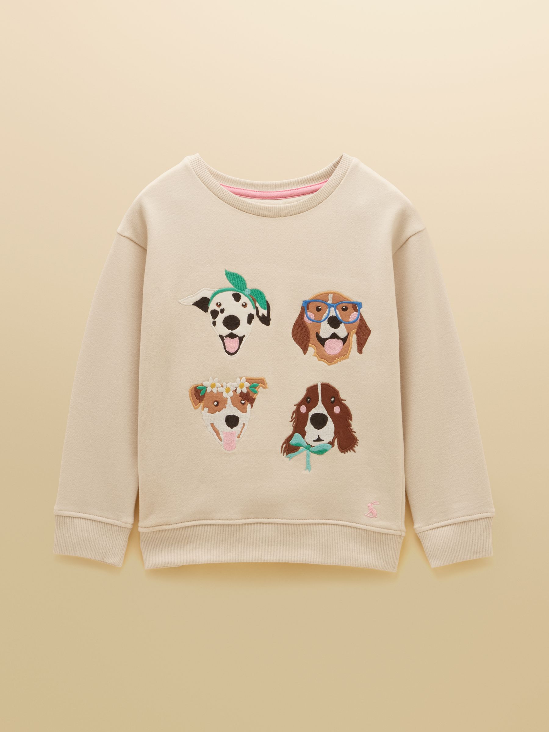 Oatmeal Girls' Embroidered Sweatshirt - Image 1 of 5