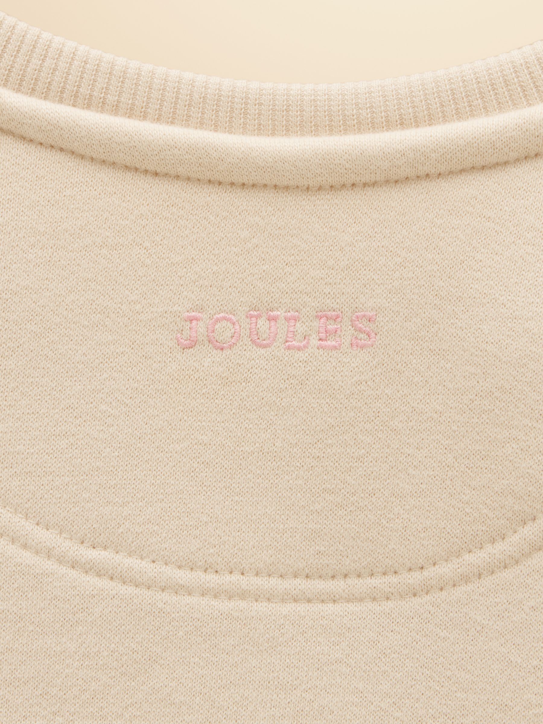 Oatmeal Girls' Embroidered Sweatshirt - Image 5 of 5