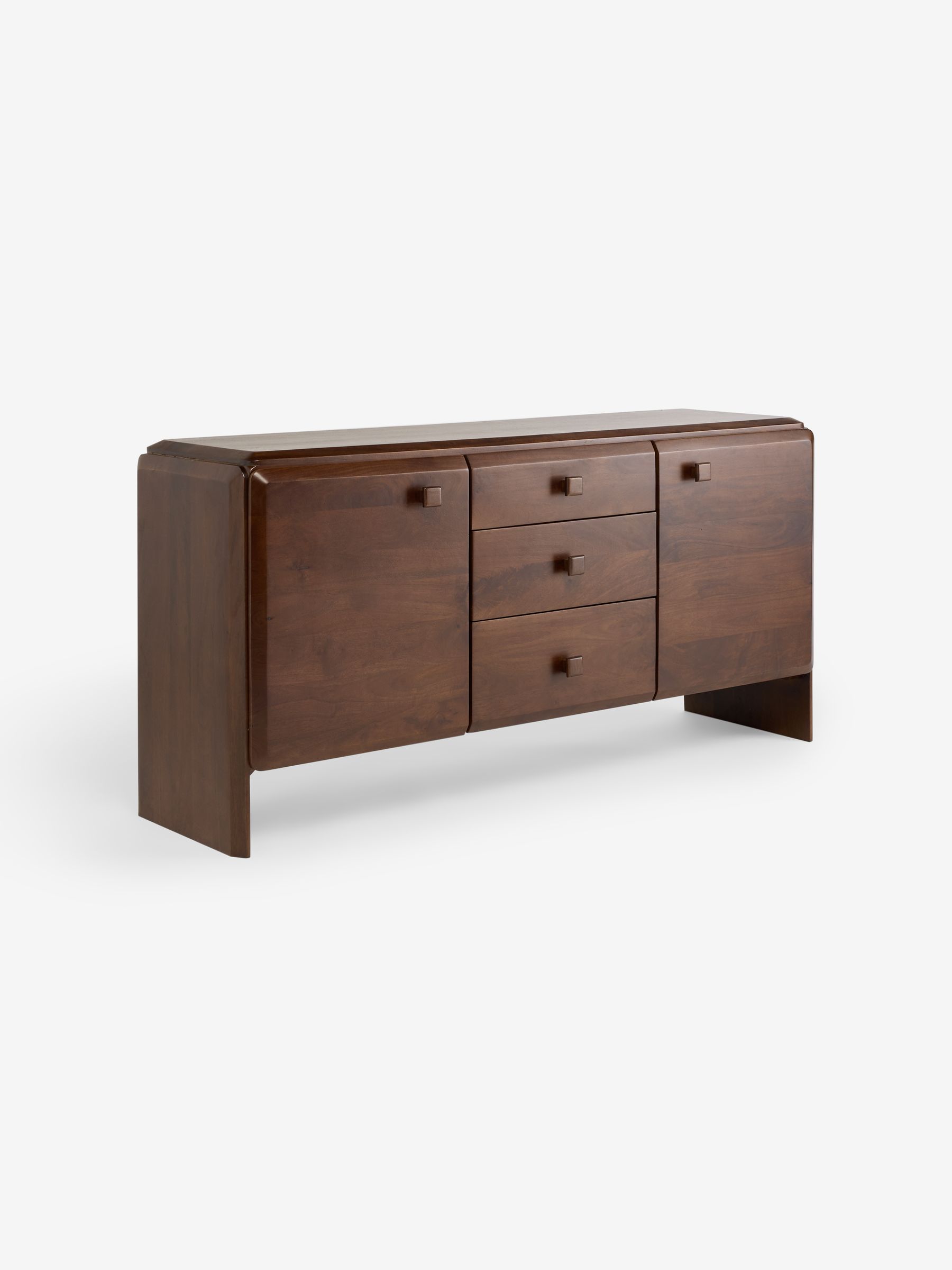 Payton Large Sideboard in Dark Mango Wood - Image 3 of 5