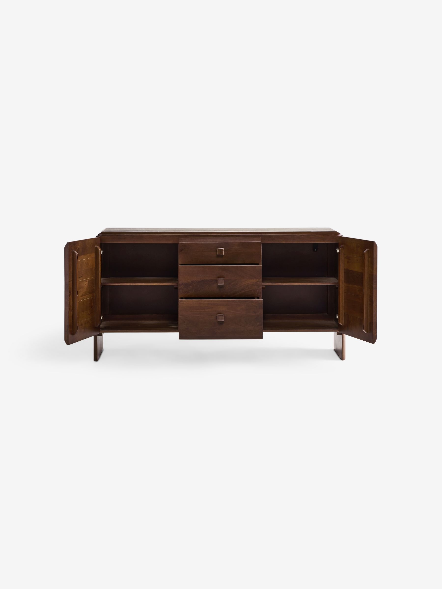 Payton Large Sideboard in Dark Mango Wood - Image 6 of 7
