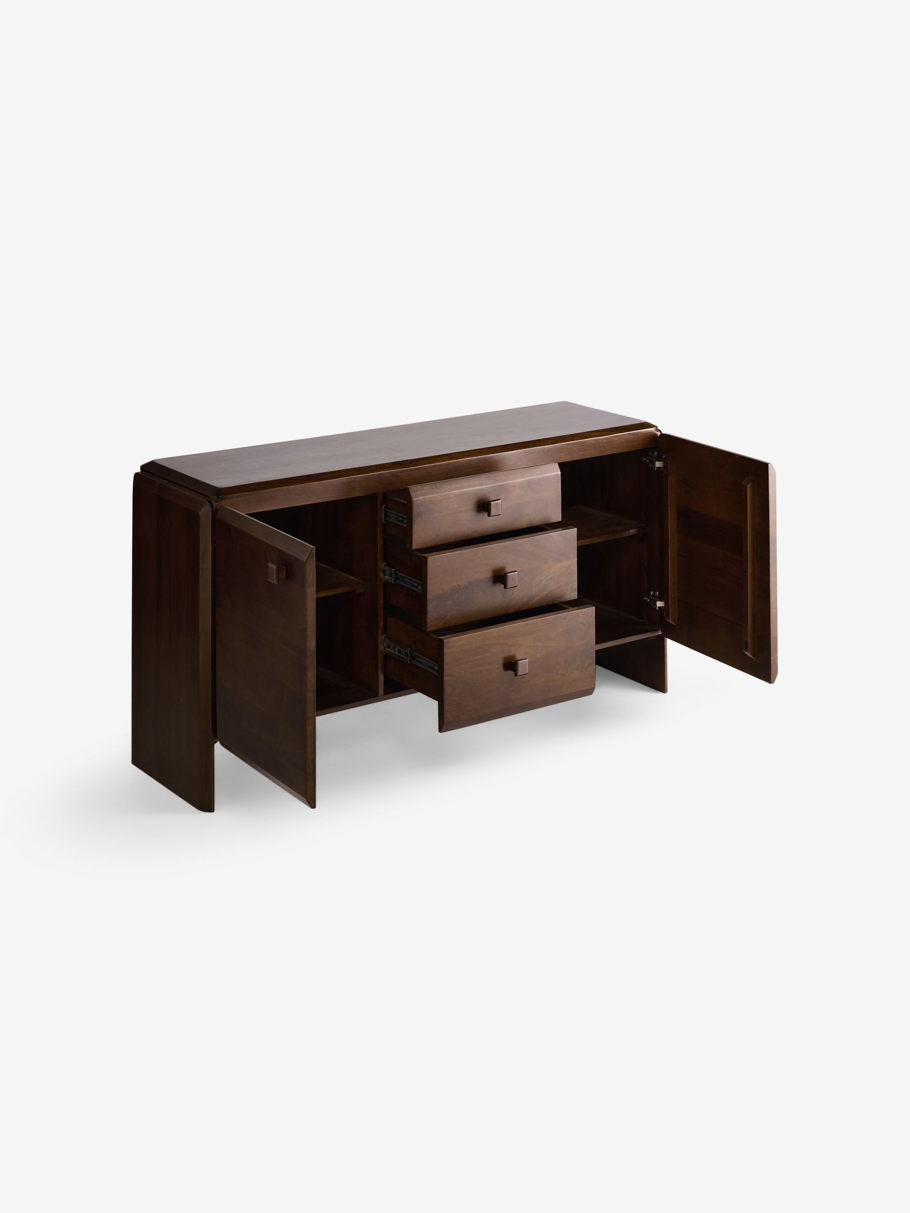 Payton Large Sideboard in Dark Mango Wood - Image 7 of 7 Payton Large Sideboard in Dark Mango Wood - Image 7 of 7