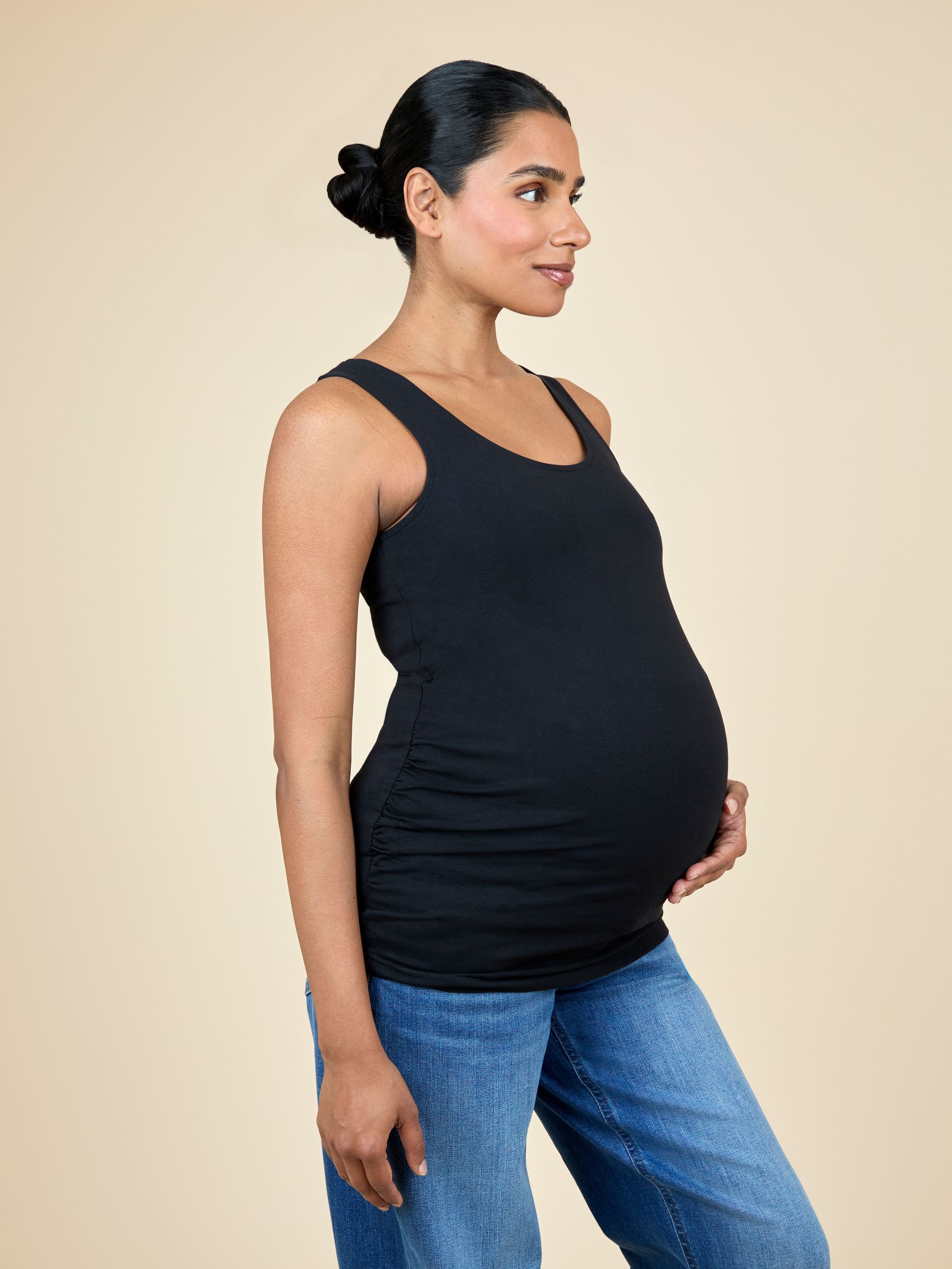 Black 2-Pack Maternity Vests - Image 12 of 15
