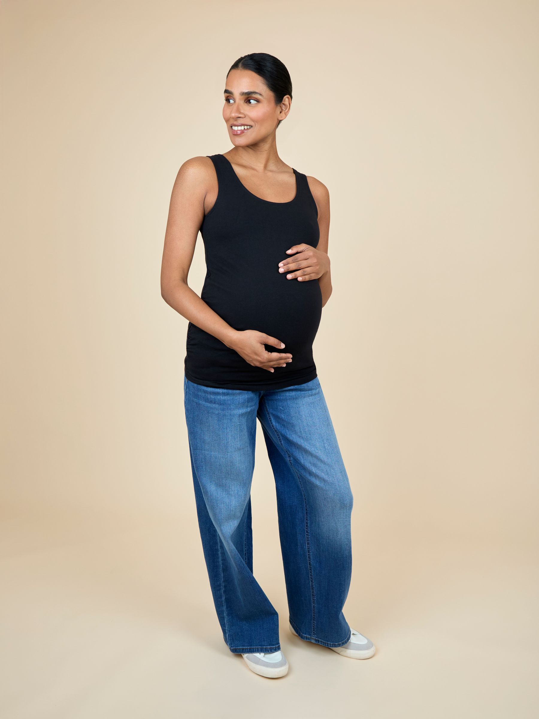 Black 2-Pack Maternity Vests - Image 14 of 15