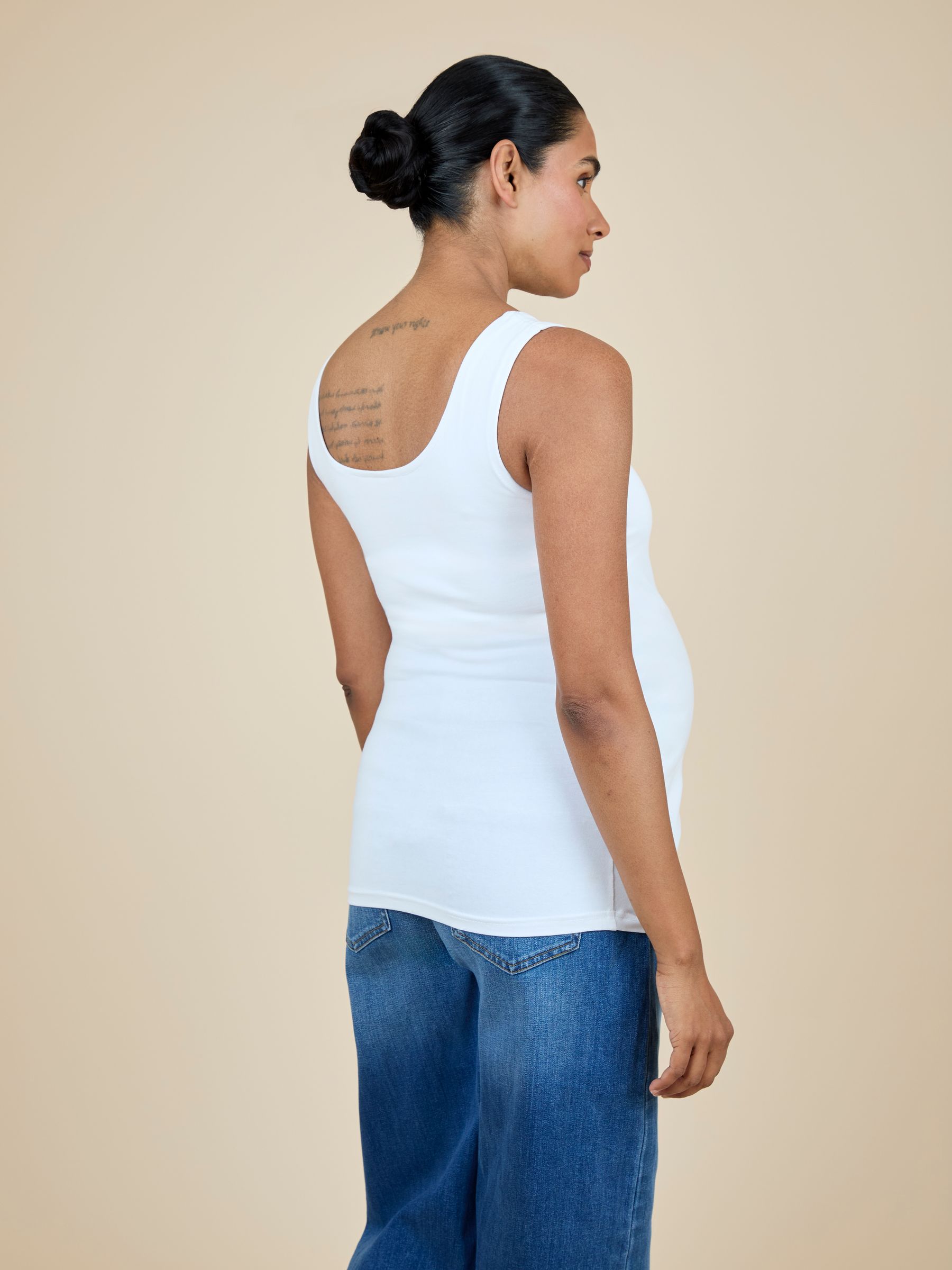 Black 2-Pack Maternity Vests - Image 7 of 15