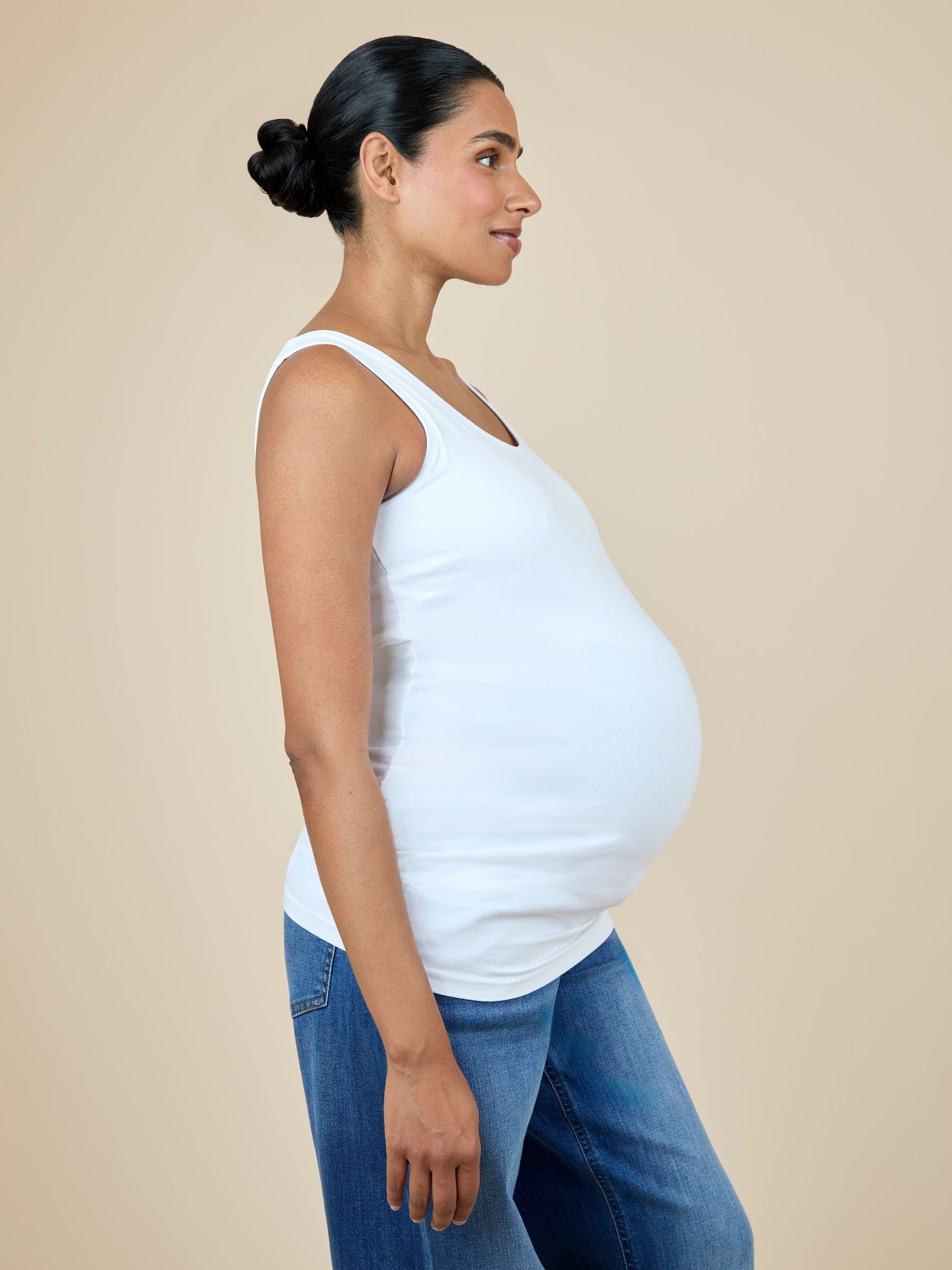 Black 2-Pack Maternity Vests - Image 8 of 15
