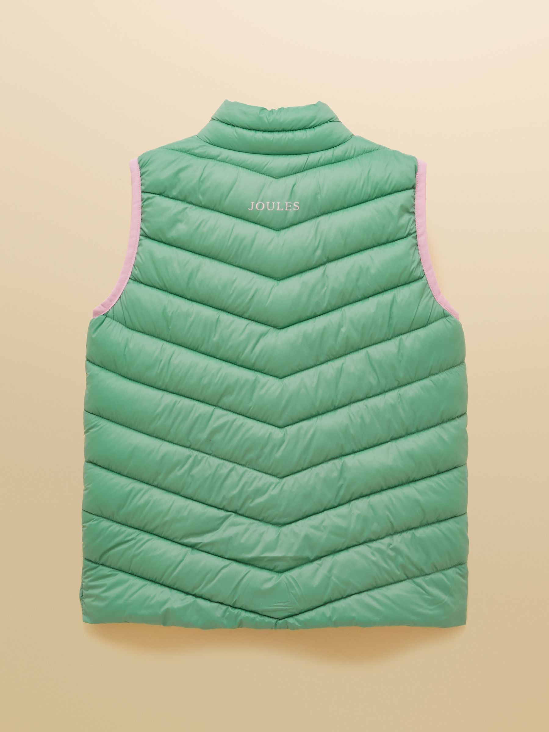 Girls' Crofton Green Showerproof Padded Gilet - Image 2 of 5
