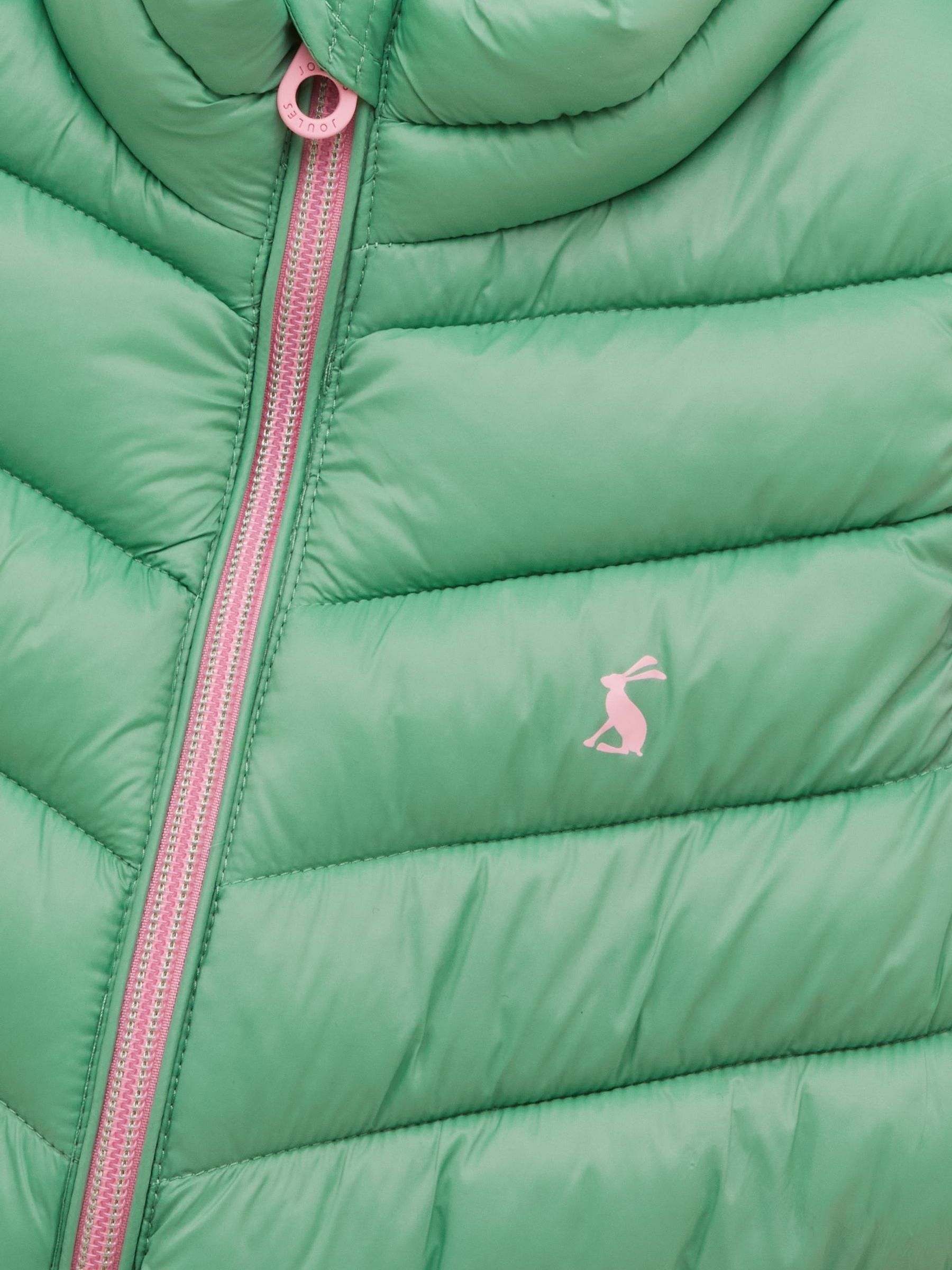 Girls' Crofton Green Showerproof Padded Gilet - Image 3 of 5