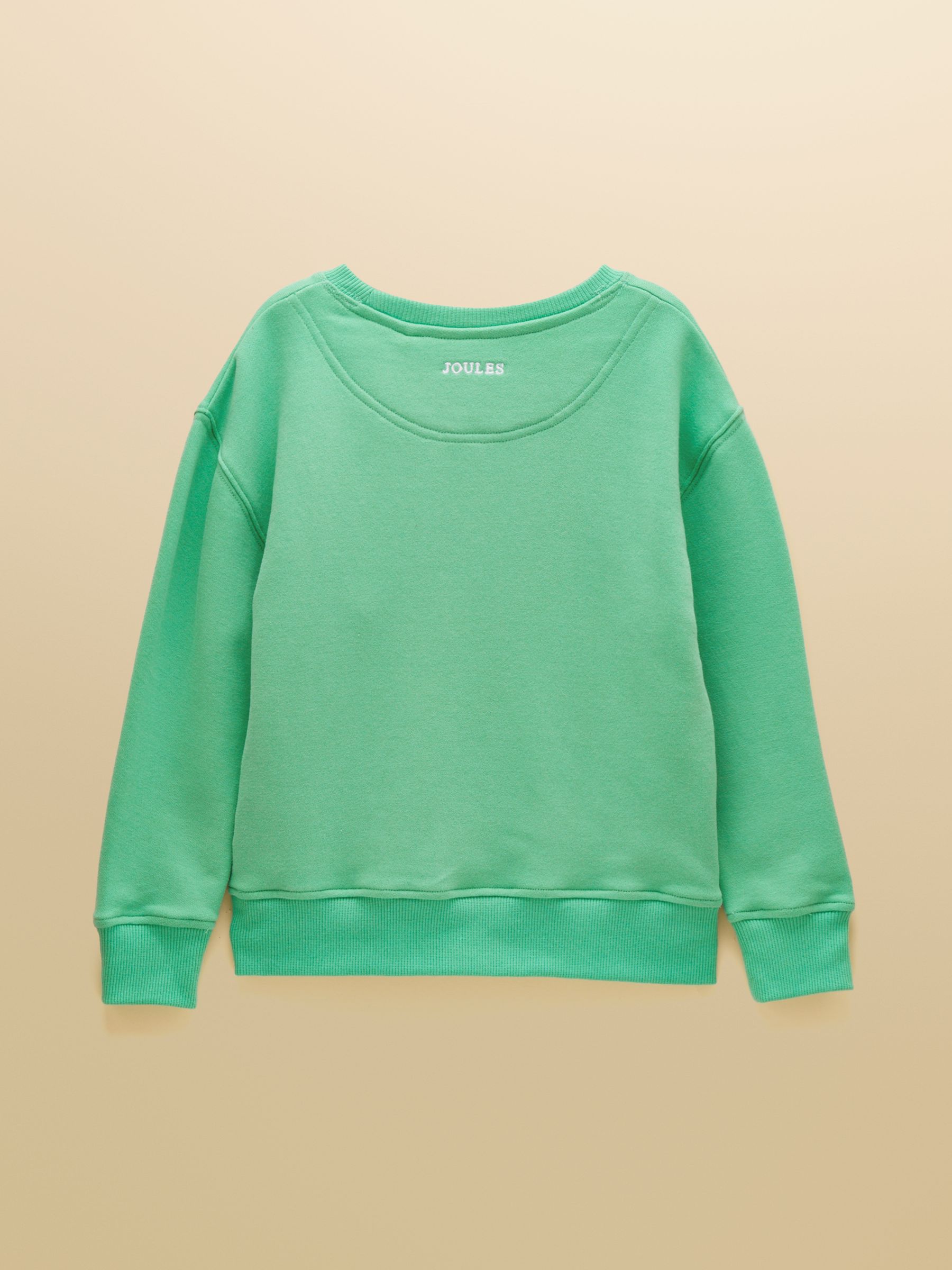 Kids' Sundaze Turquoise Green Slogan Crew Neck Sweatshirt - Image 3 of 5