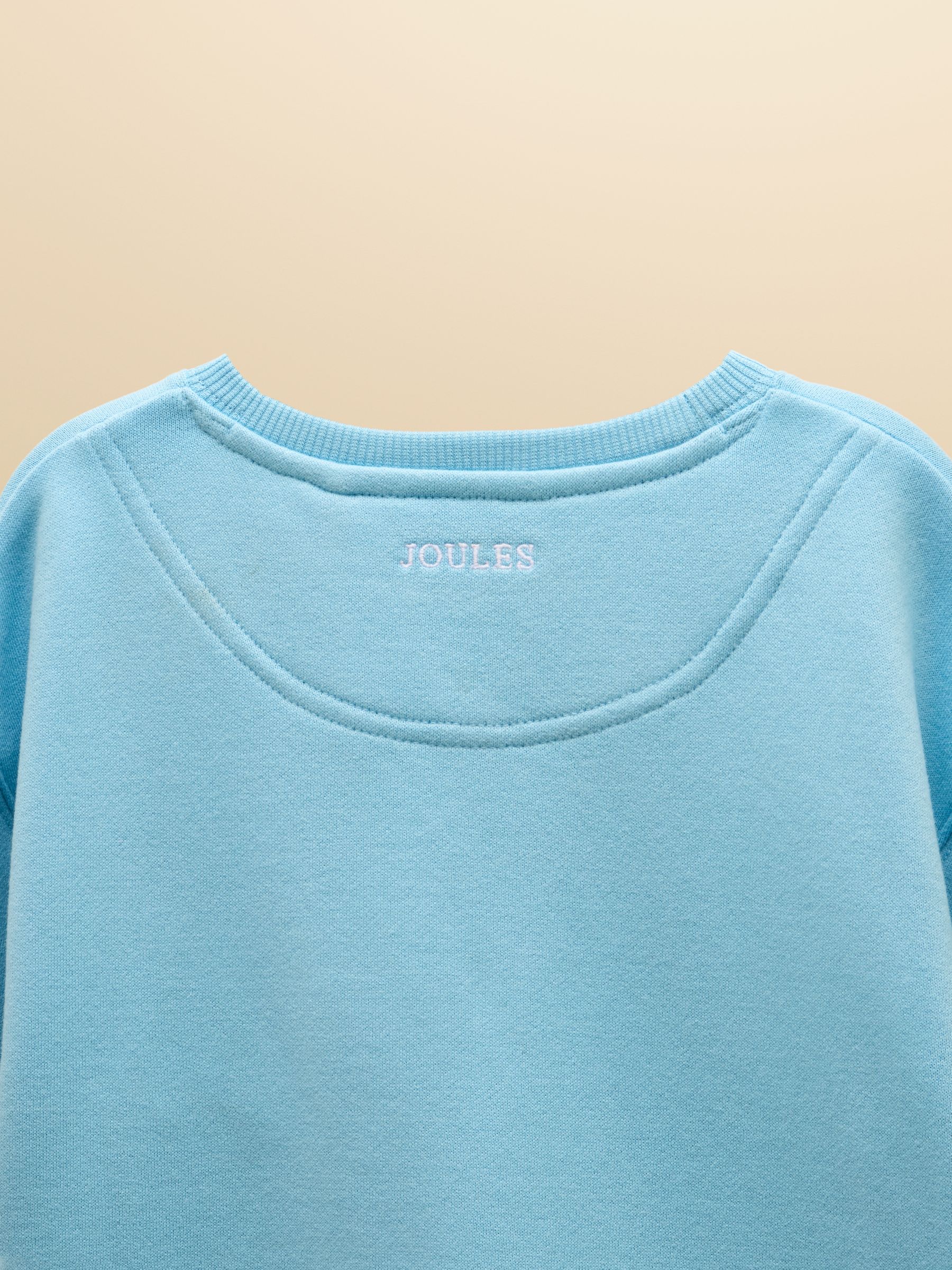 Kids' Sundaze Light Blue Slogan Crew Neck Sweatshirt - Image 4 of 4