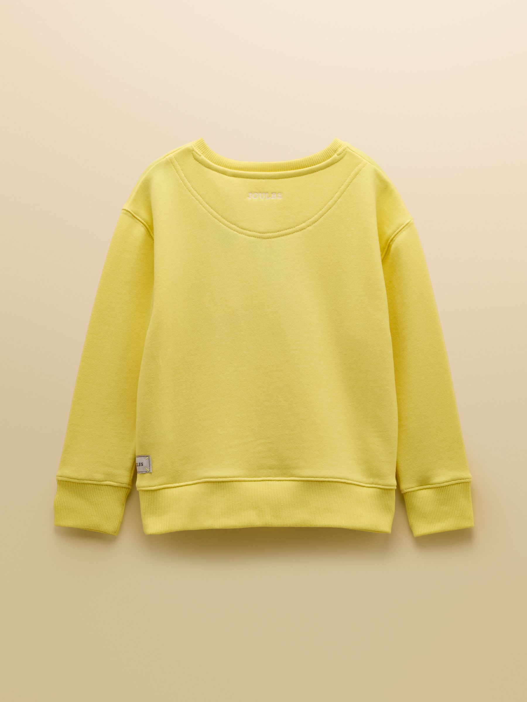 Kids' Sundaze Yellow Slogan Crew Neck Sweatshirt - Image 2 of 5