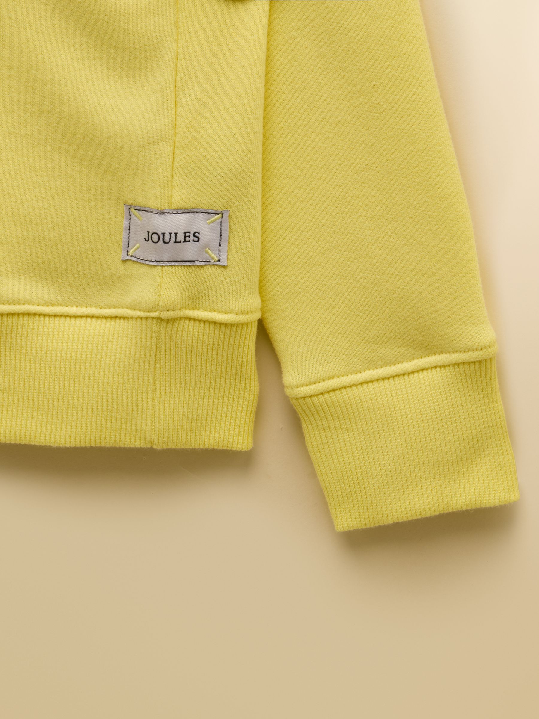 Kids' Sundaze Yellow Slogan Crew Neck Sweatshirt - Image 4 of 5