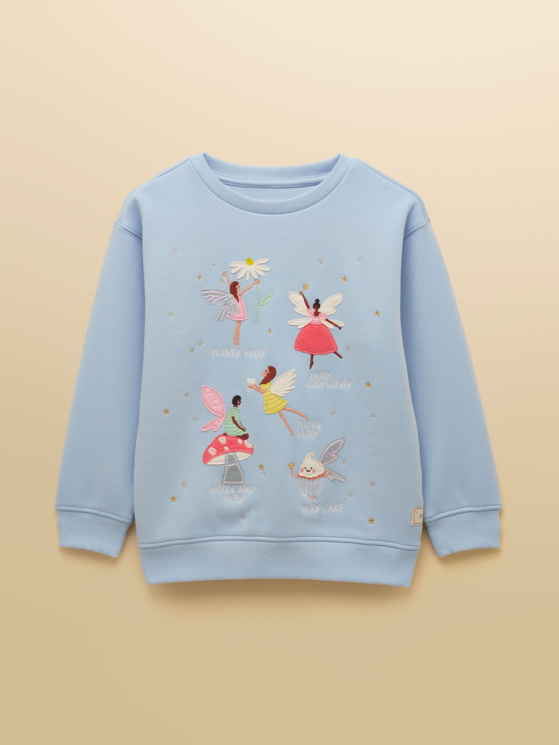 Kids' Mackenzie Blue Fairy Sweatshirt With Faux Faur Lining - Image 1 of 5