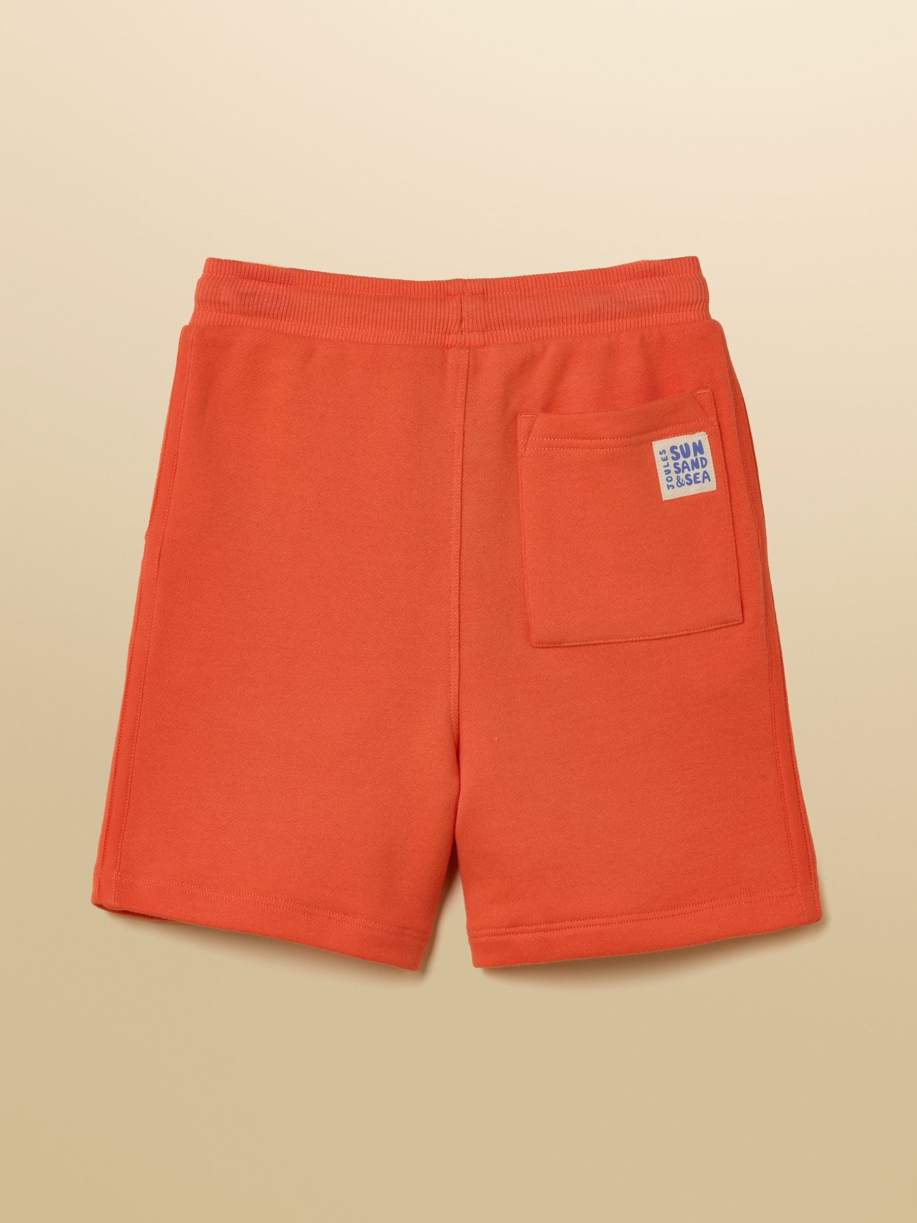 Kids' Sundaze Orange Loopback Sweat Shorts - Image 4 of 7