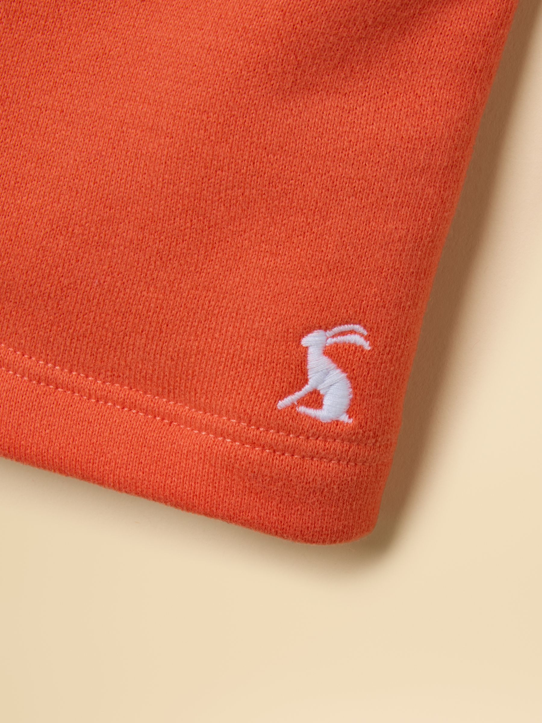 Kids' Sundaze Orange Loopback Sweat Shorts - Image 6 of 7