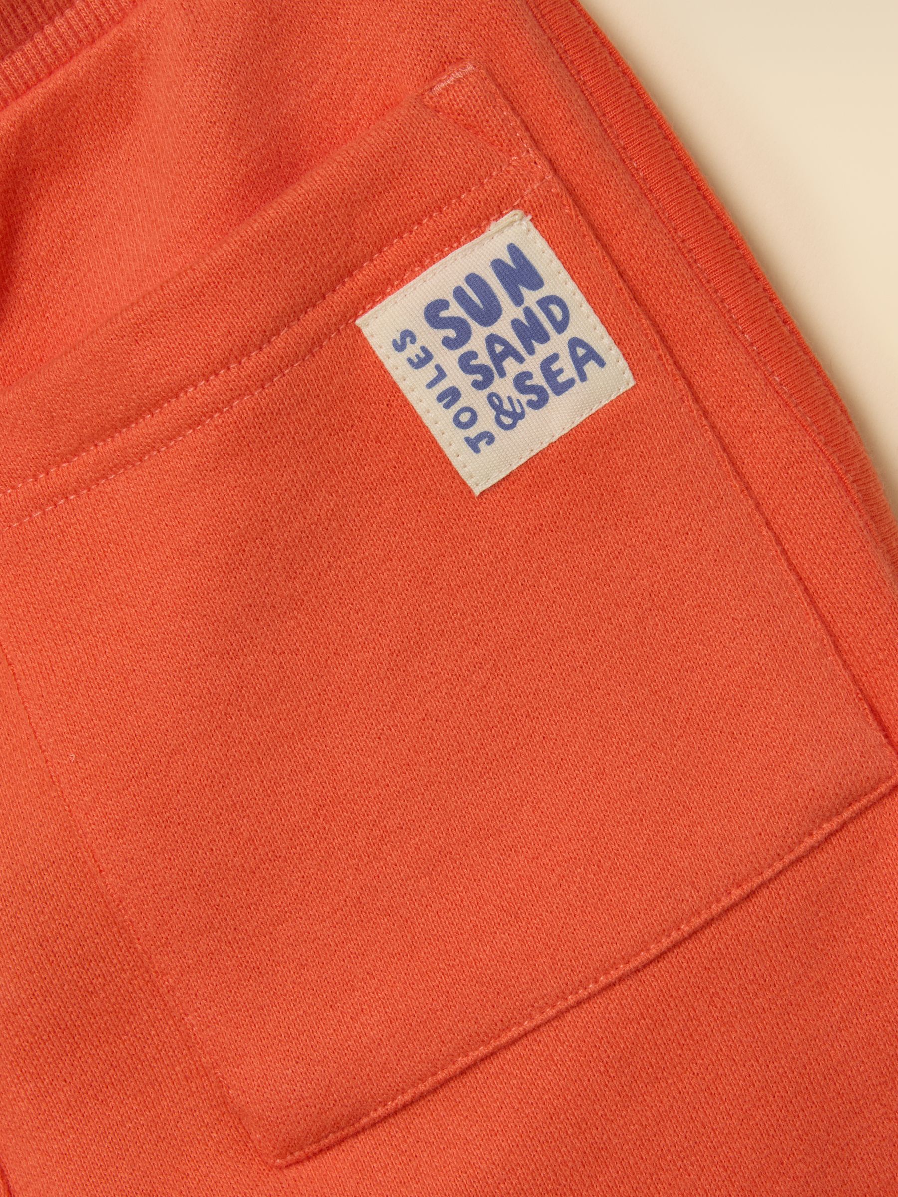 Kids' Sundaze Orange Loopback Sweat Shorts - Image 7 of 7
