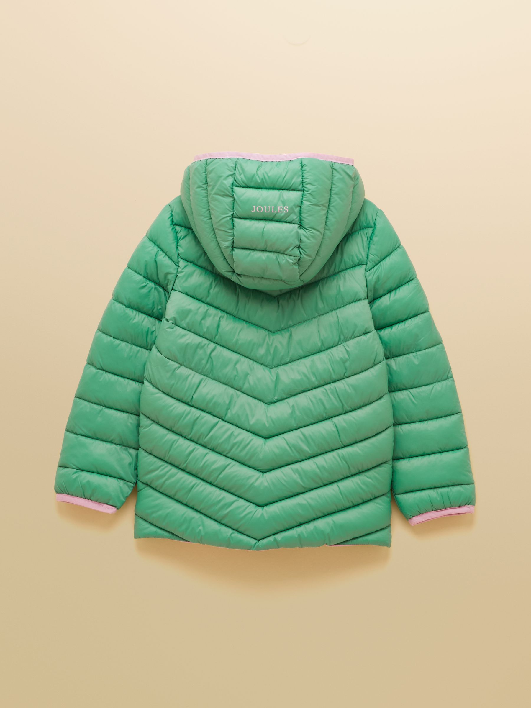 Kids' Cairn Green Showerproof Padded Coat with Hood - Image 2 of 5