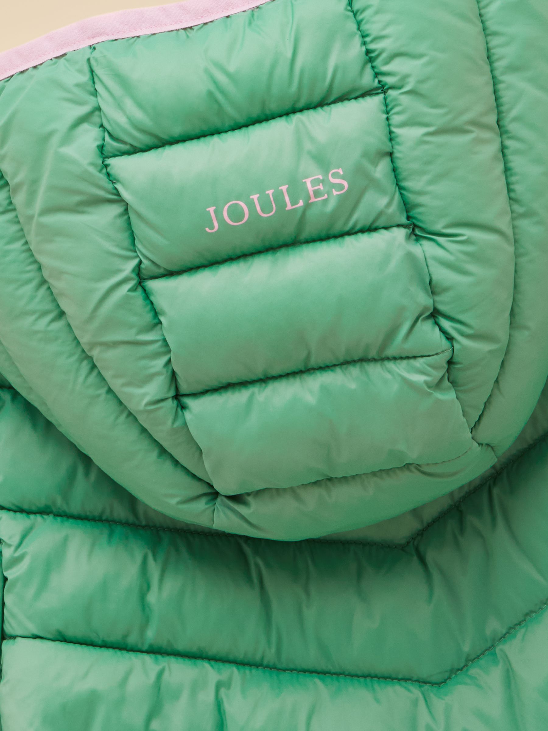 Kids' Cairn Green Showerproof Padded Coat with Hood - Image 5 of 5