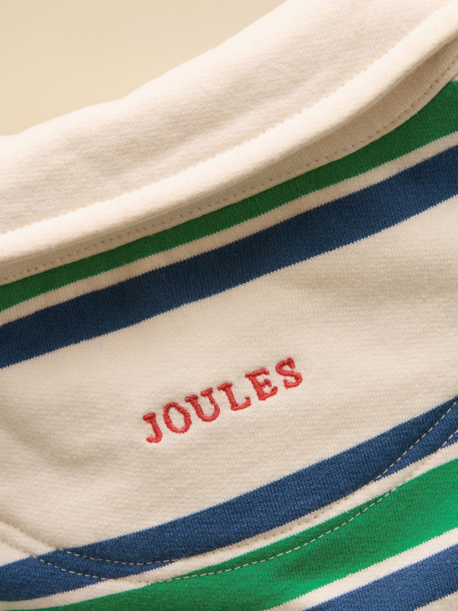 Boys' Green & White Collared Sweatshirt - Image 5 of 5