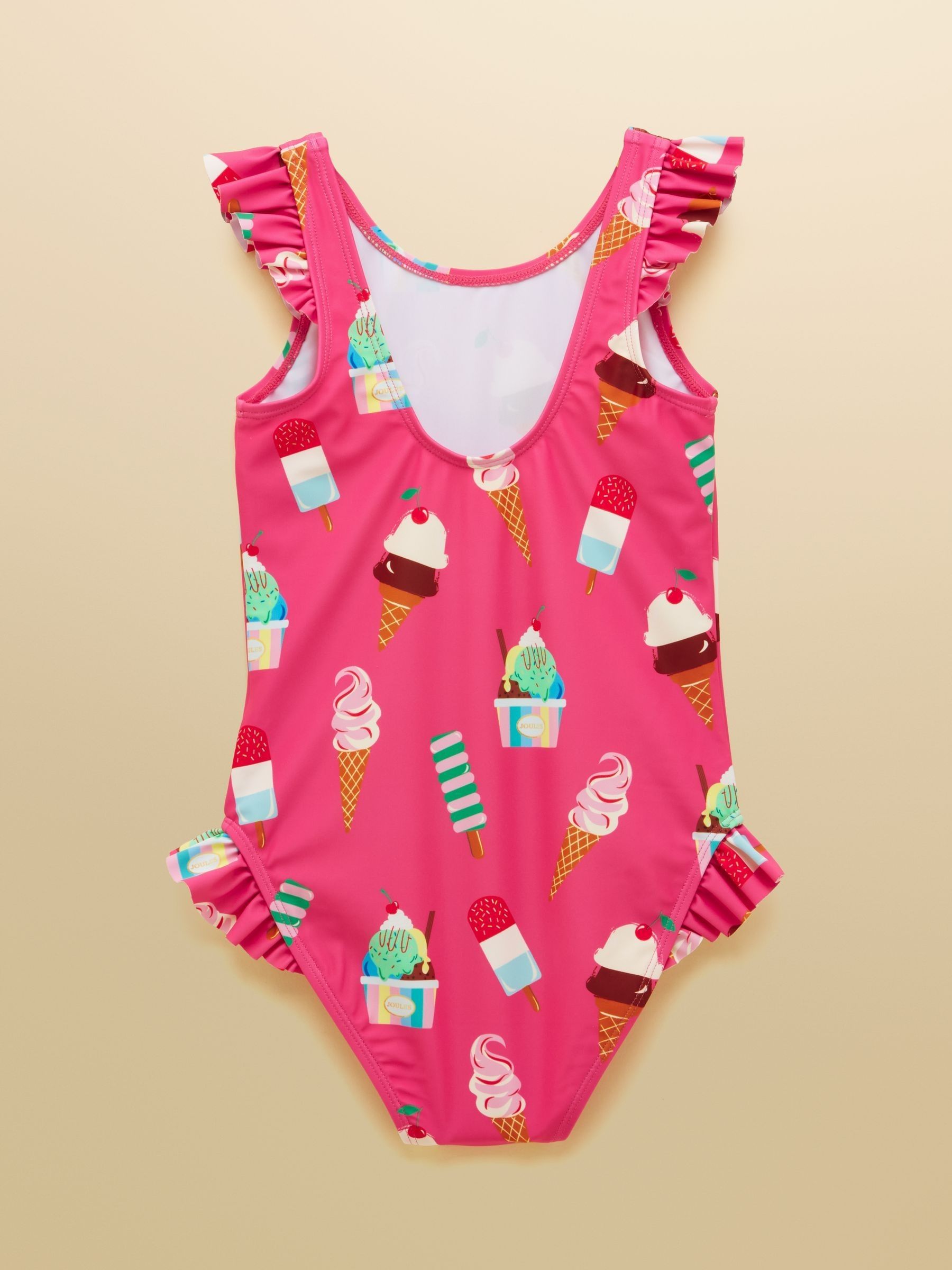 Girls' Splash Pink Ice Cream Swimming Costume - Image 2 of 5