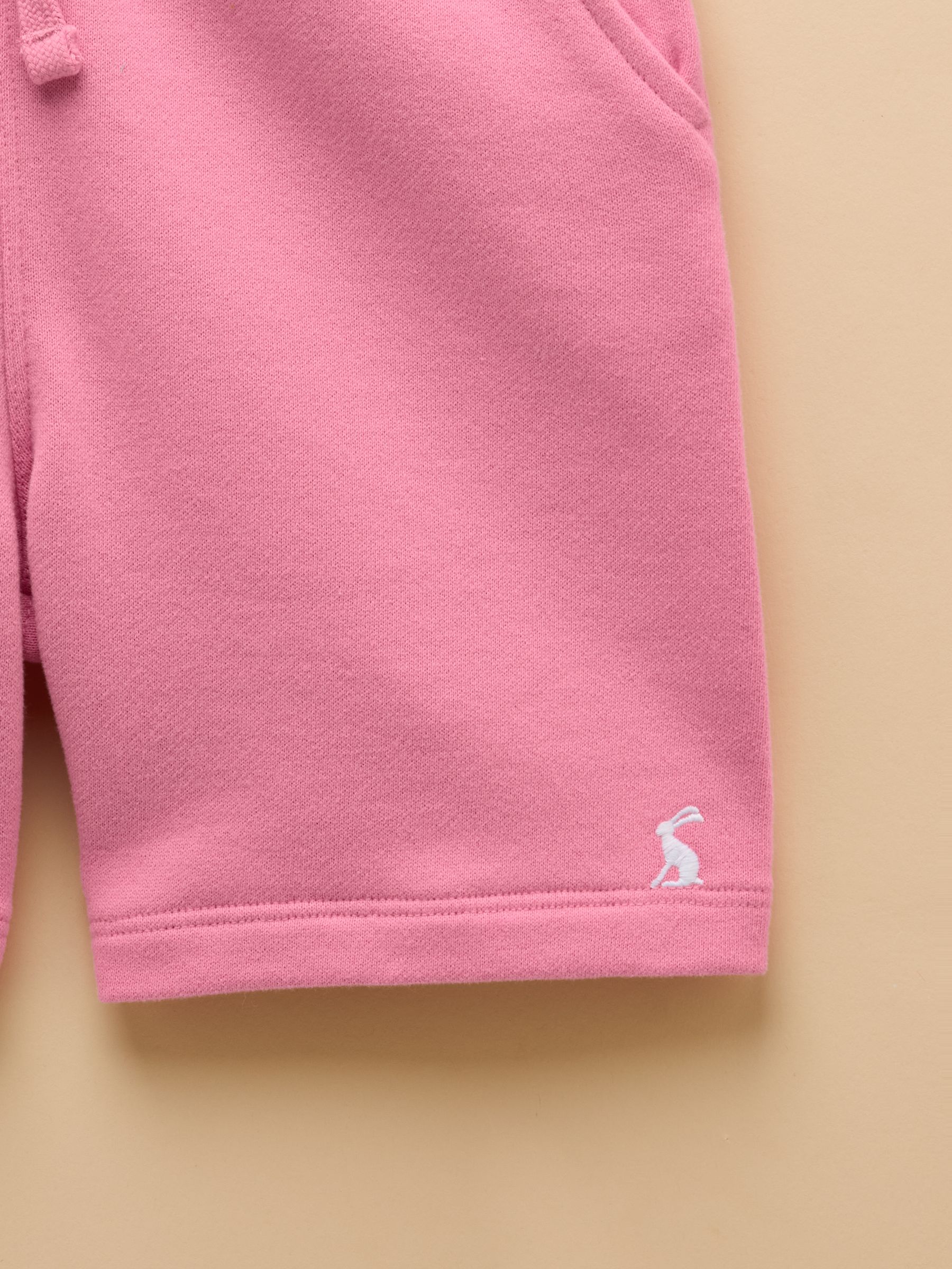 Kids' Sundaze Pink Loopback Sweat Shorts - Image 3 of 4
