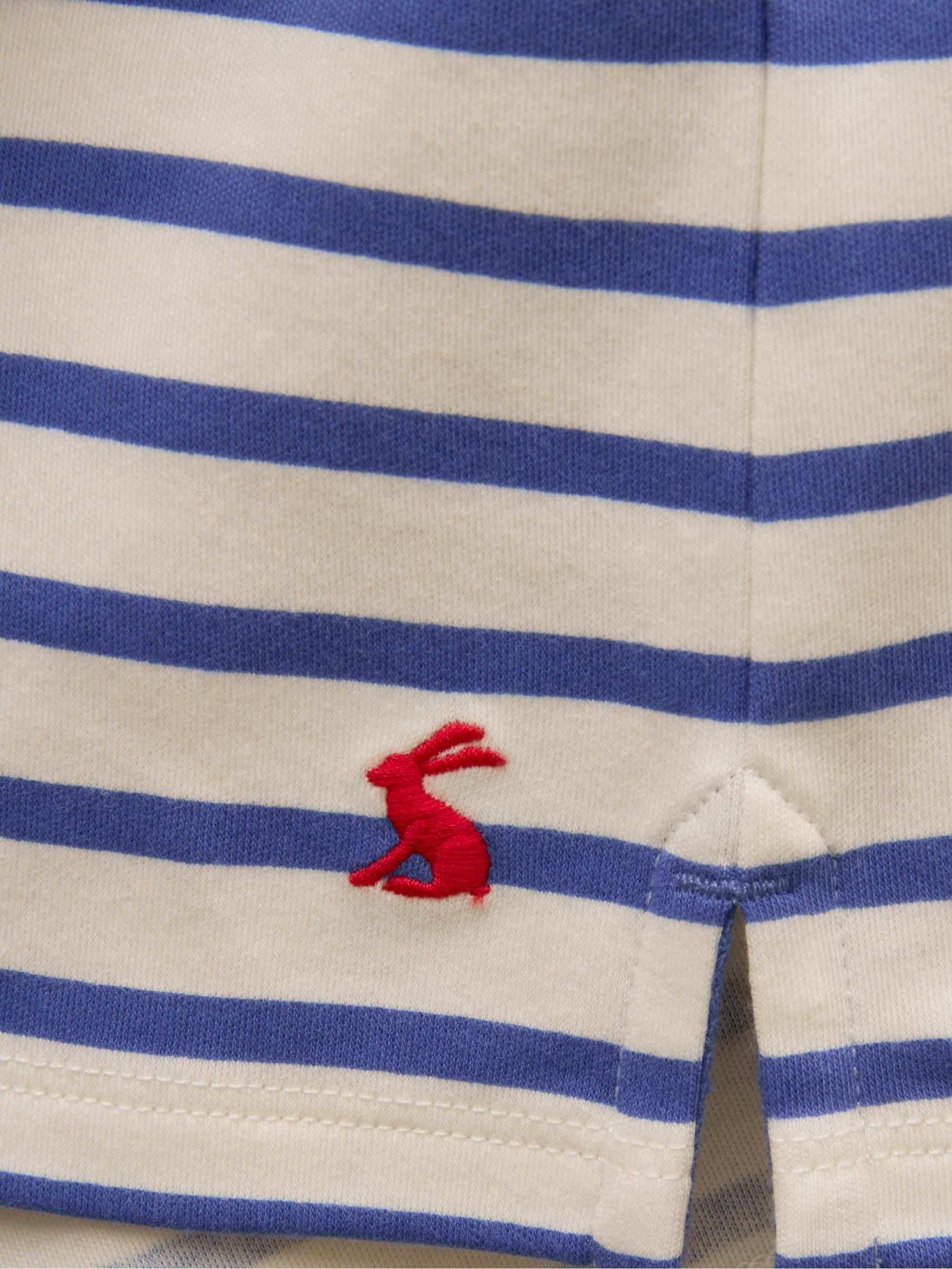 Girls' Harbour Blue Strawberry Long Sleeve Jersey Top - Image 4 of 5