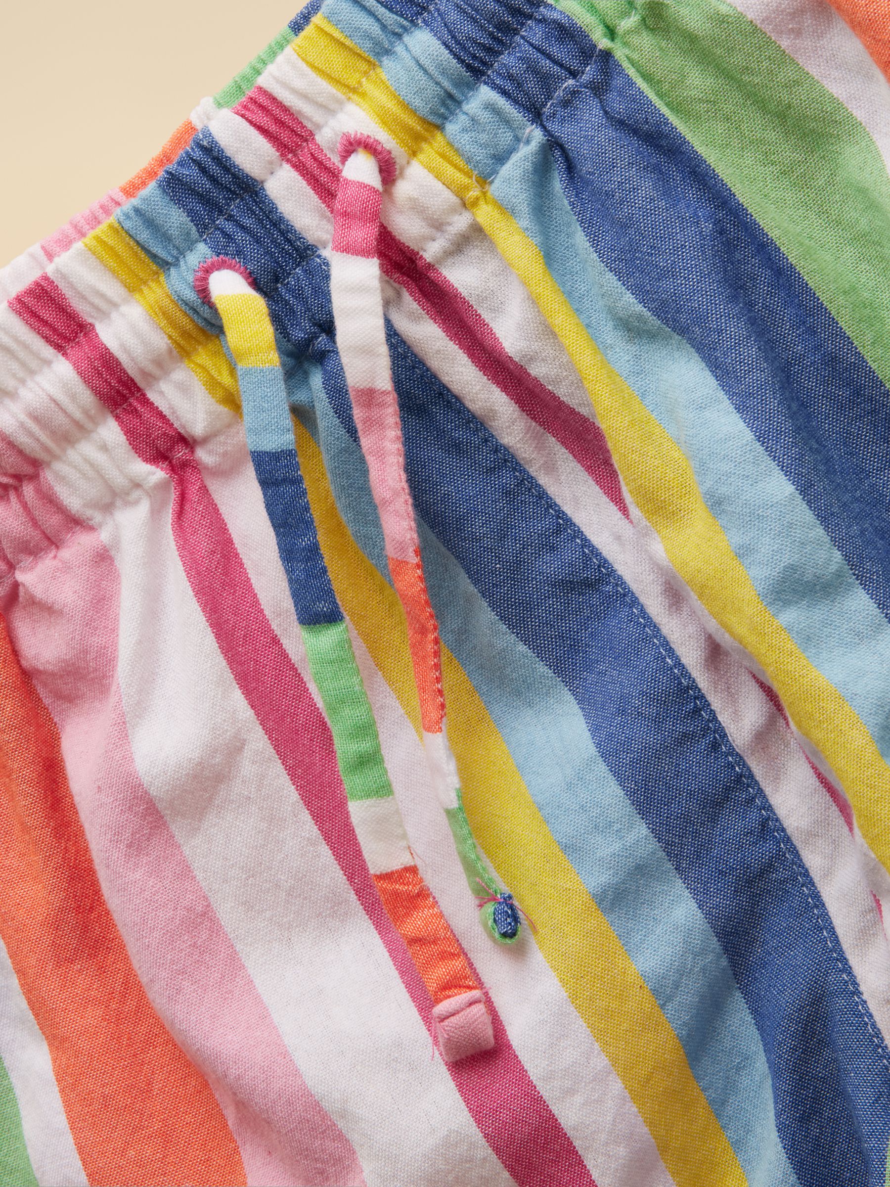Girls' Amara Multi Striped Woven Shorts - Image 3 of 5
