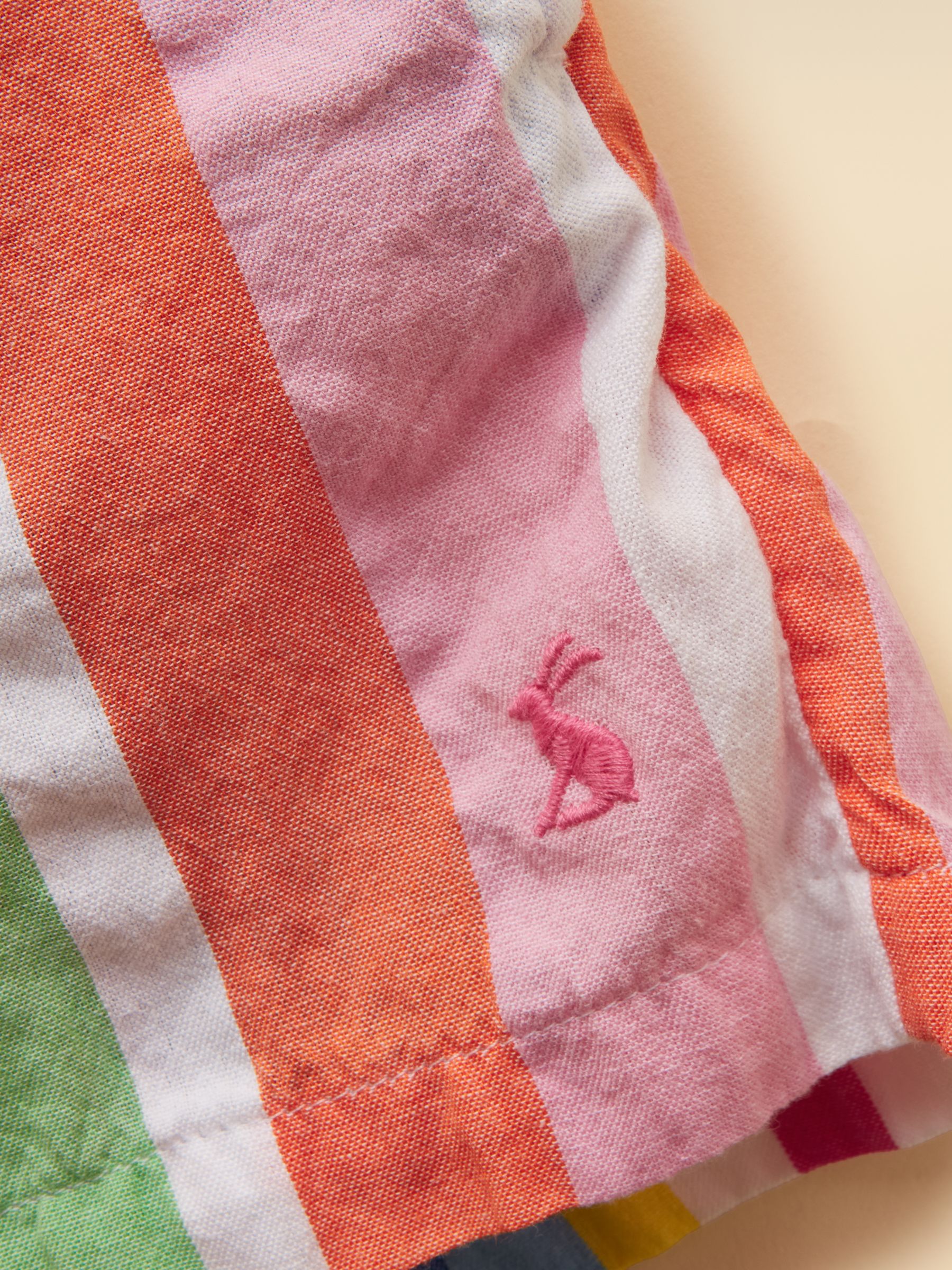 Girls' Amara Multi Striped Woven Shorts - Image 4 of 5