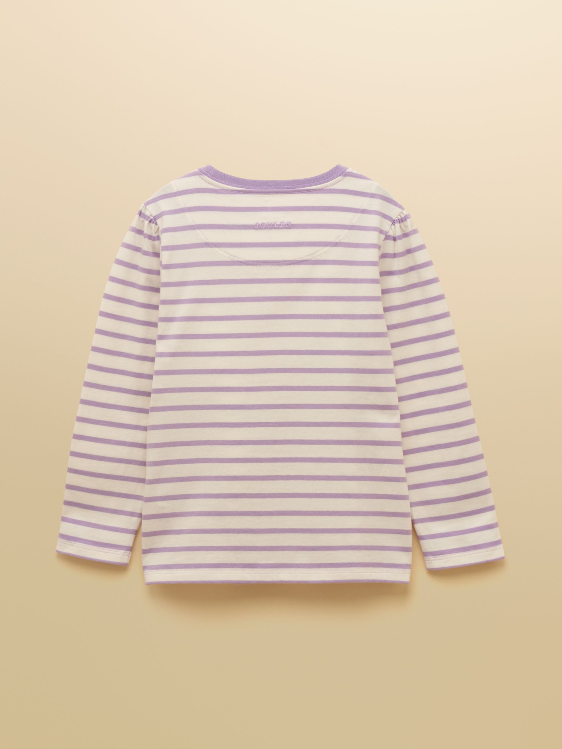 Girls' Ava Purple Horse Applique Long Sleeve Top - Image 2 of 5