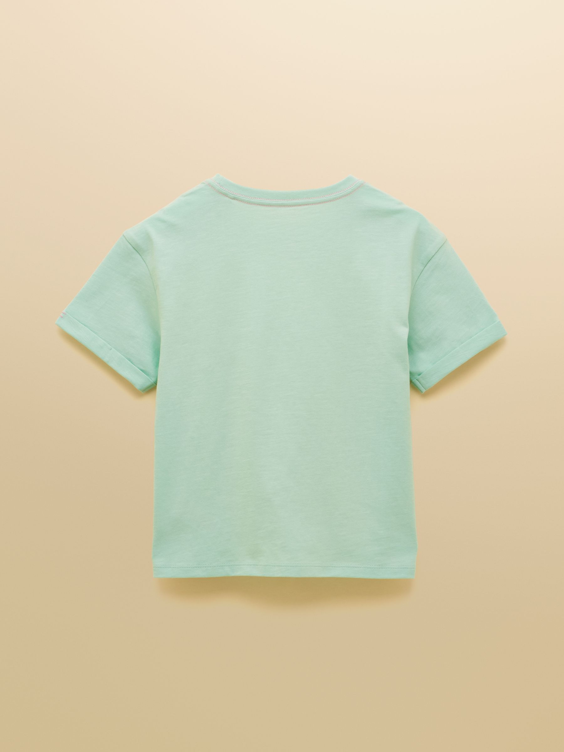 Girls' Fundays Mint Green Graphic Short Sleeve T-Shirt - Image 2 of 5