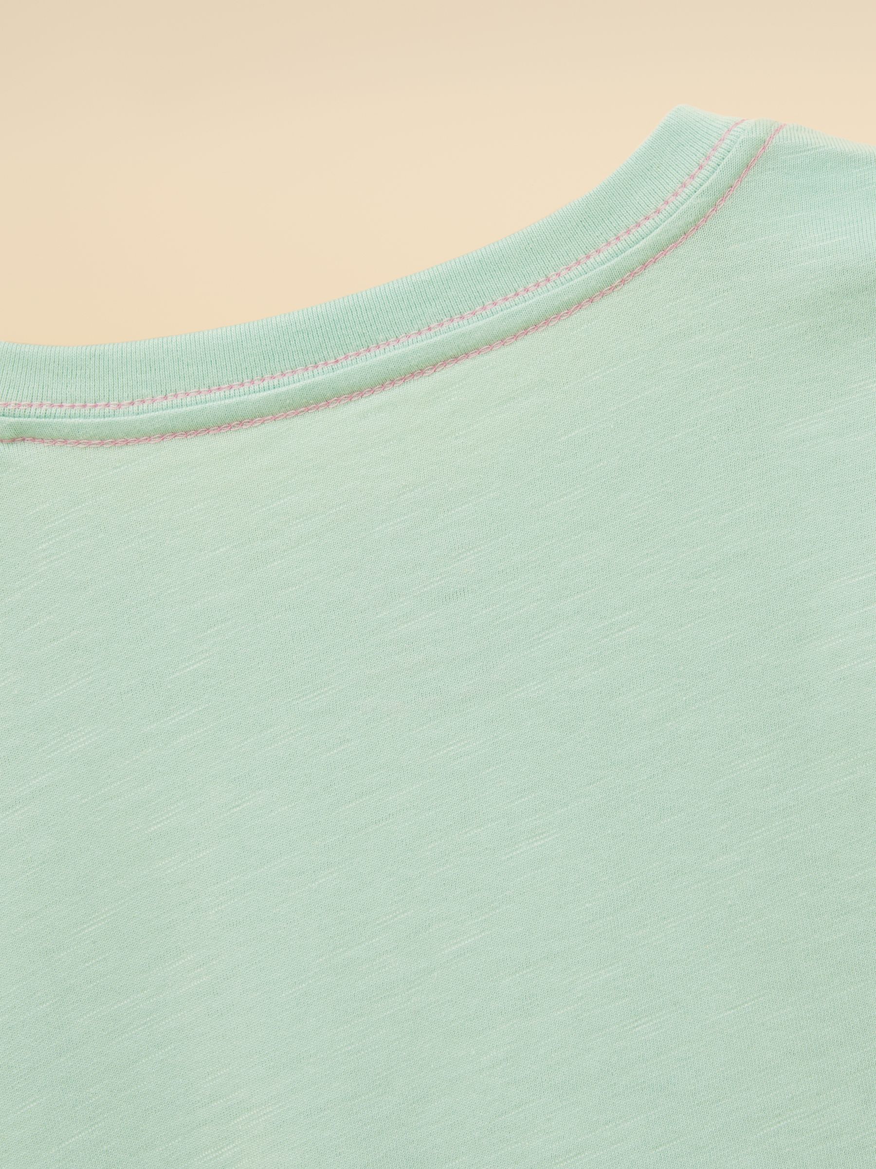 Girls' Fundays Mint Green Graphic Short Sleeve T-Shirt - Image 7 of 7