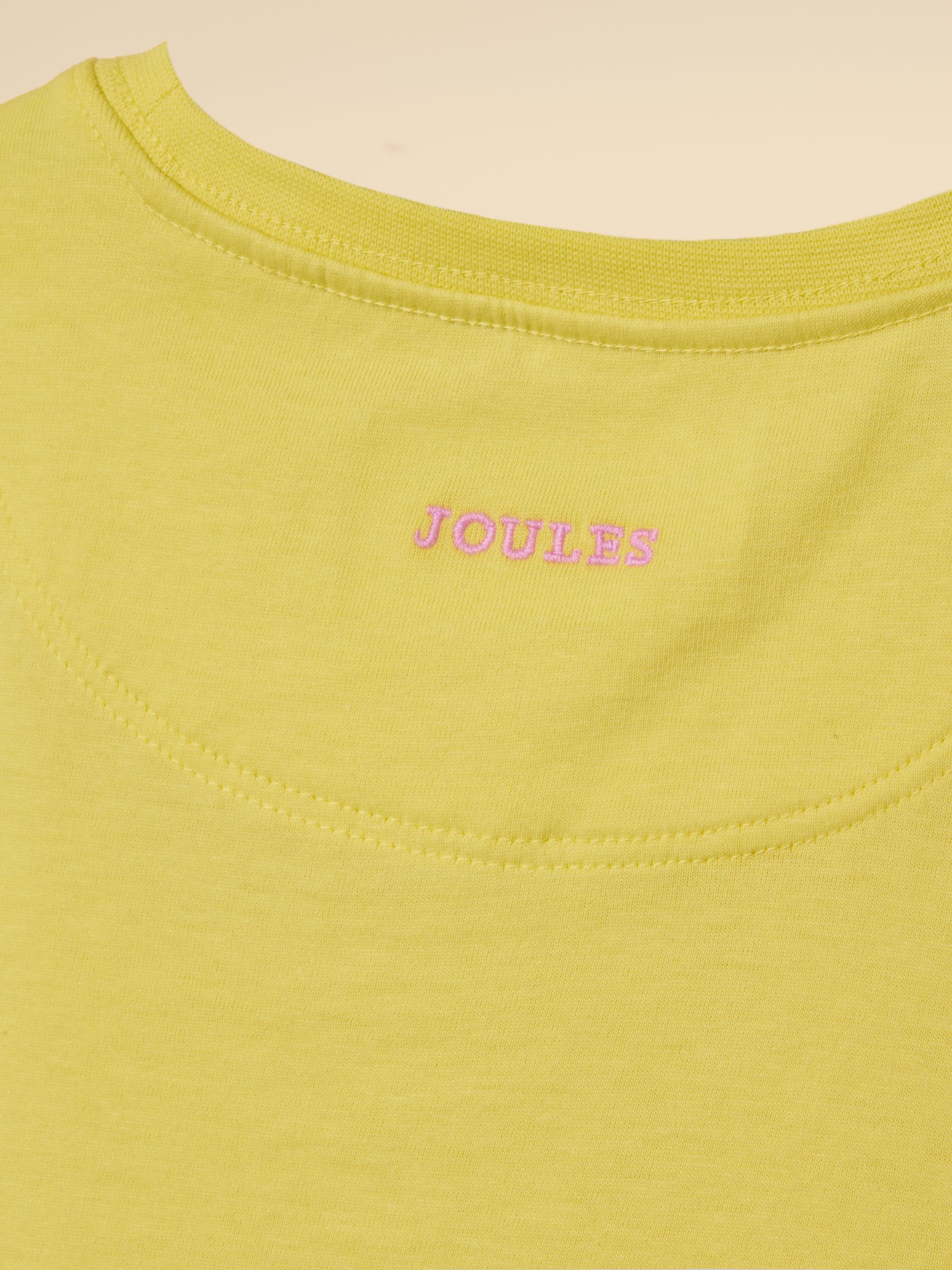 Girls' Let's Go Yellow Cotton Short Sleeve T-Shirt - Image 3 of 5