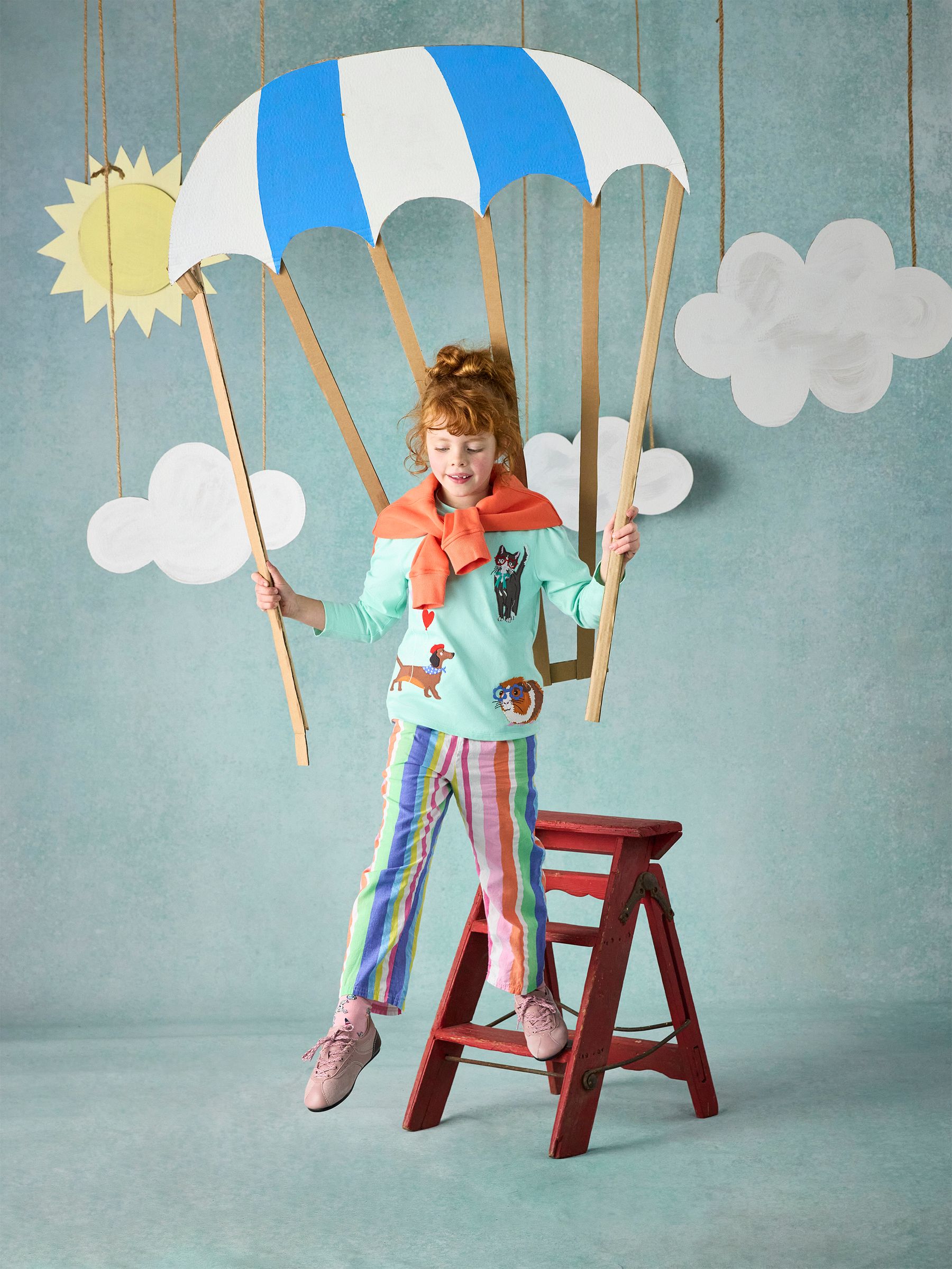 Kids' Wren Multi Stripe Woven Trousers - Image 2 of 7