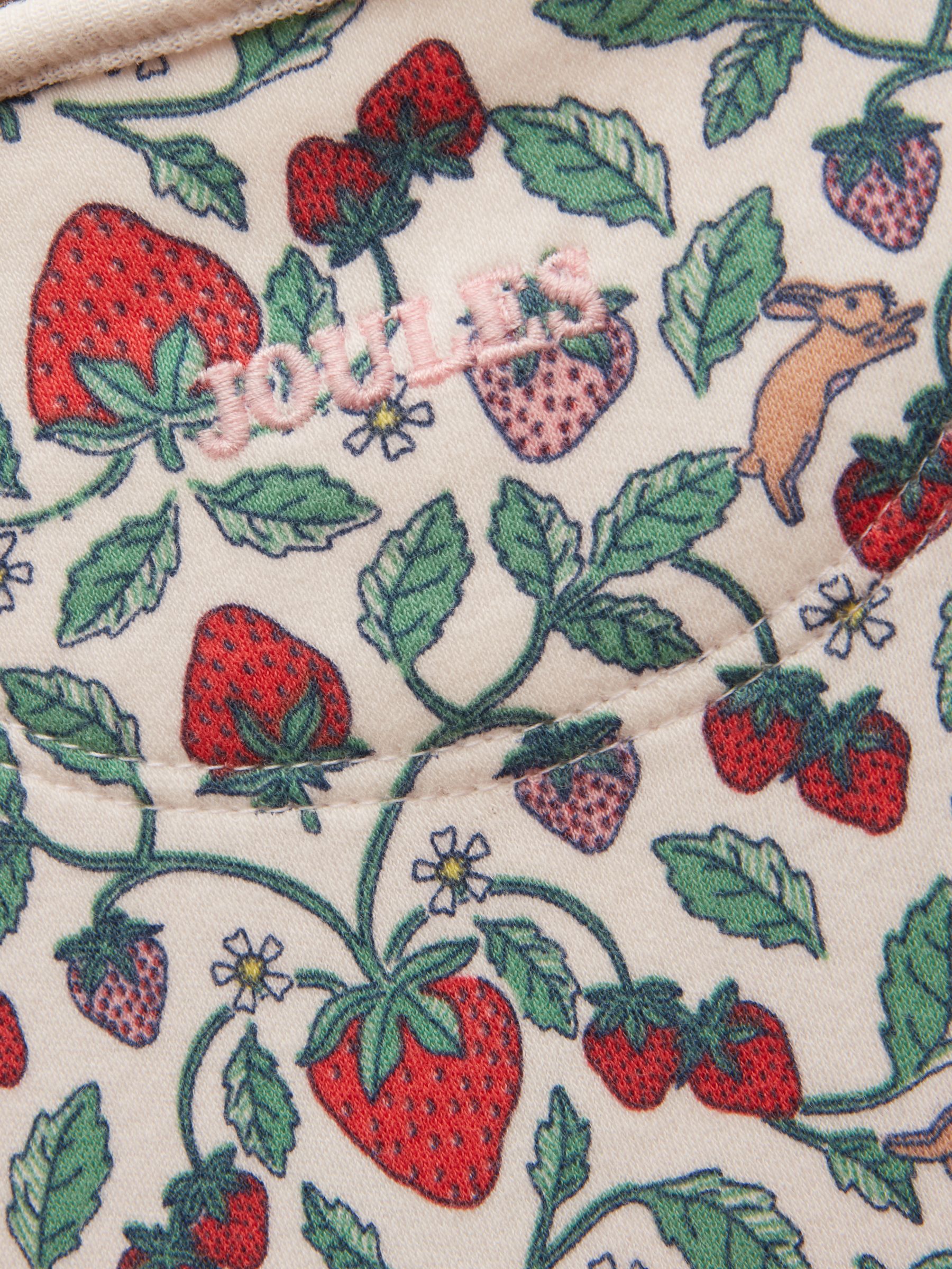Razamataz Cream Strawberries Cotton Babygrow - Image 5 of 5