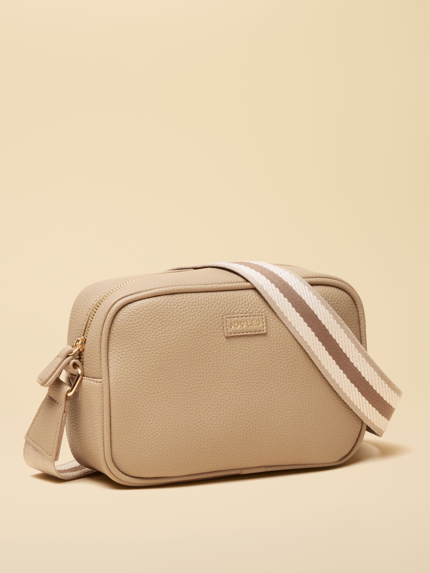 Trent Neutral Adjustable Cross Body Bag - Image 6 of 9