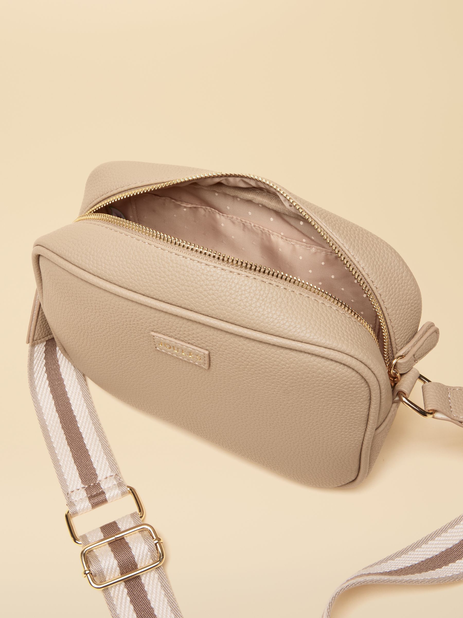 Trent Neutral Adjustable Cross Body Bag - Image 8 of 8