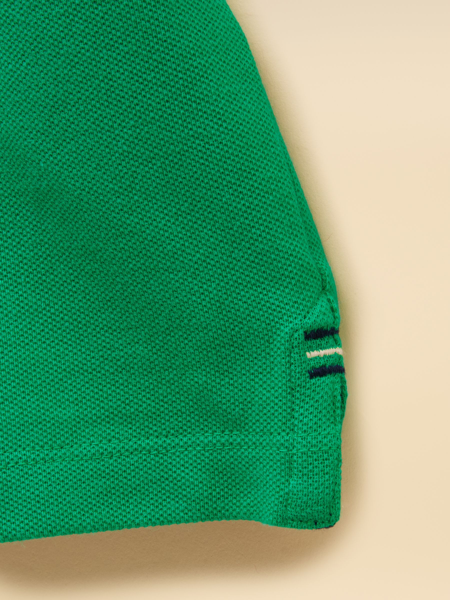 Boys' Woody Green Short Sleeve Cotton Polo Shirt - Image 4 of 5