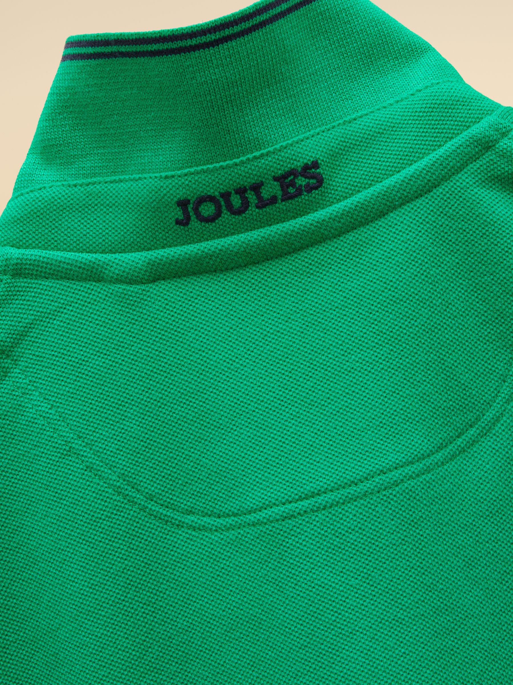 Boys' Woody Green Short Sleeve Cotton Polo Shirt - Image 5 of 5