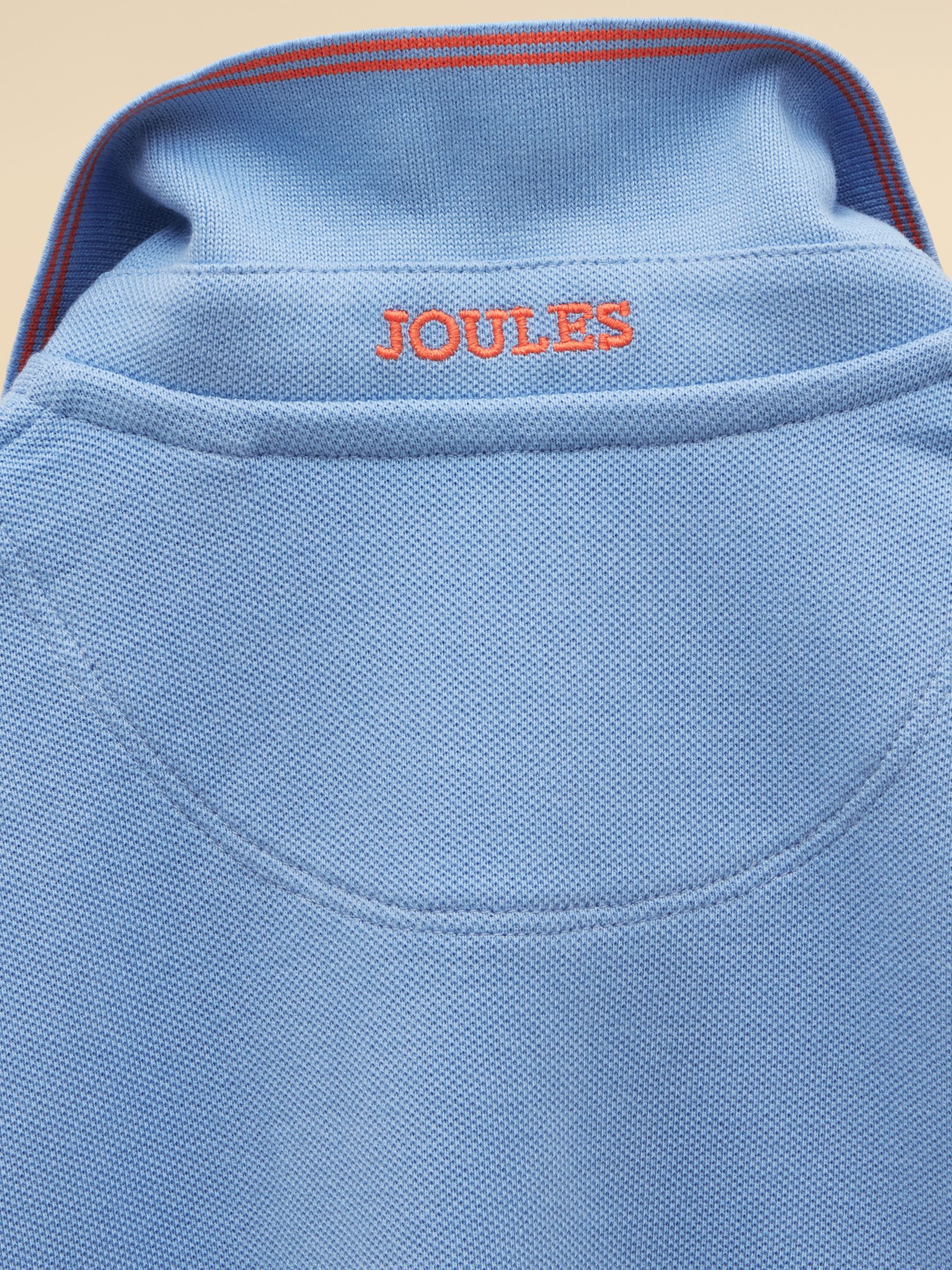 Boys' Woody Blue Short Sleeve Cotton Polo Shirt - Image 5 of 5