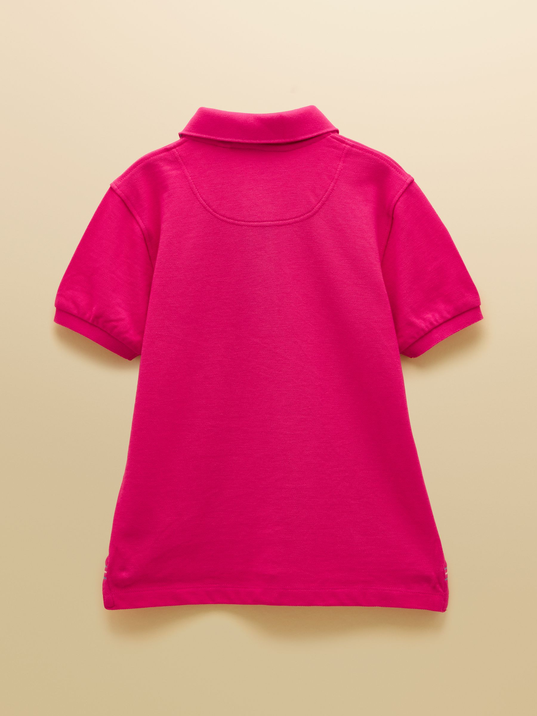 Boys' Woody Raspberry Pink Short Sleeve Cotton Polo Shirt - Image 2 of 5