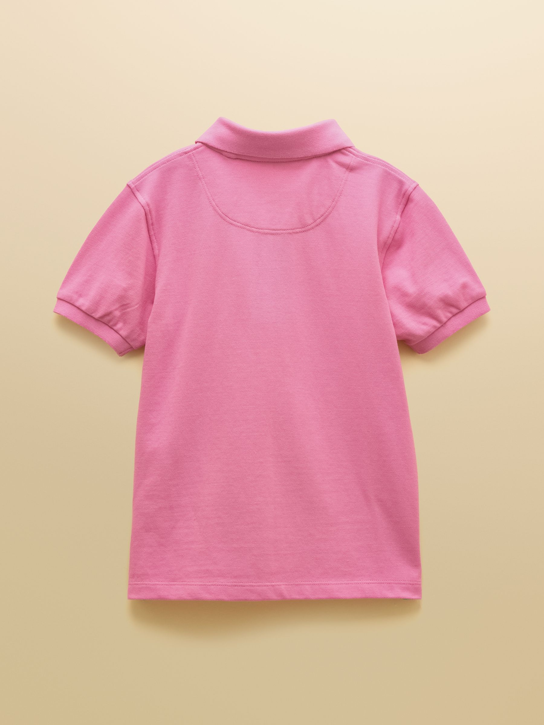 Boys' Woody Pink Short Sleeve Cotton Polo Shirt - Image 4 of 6