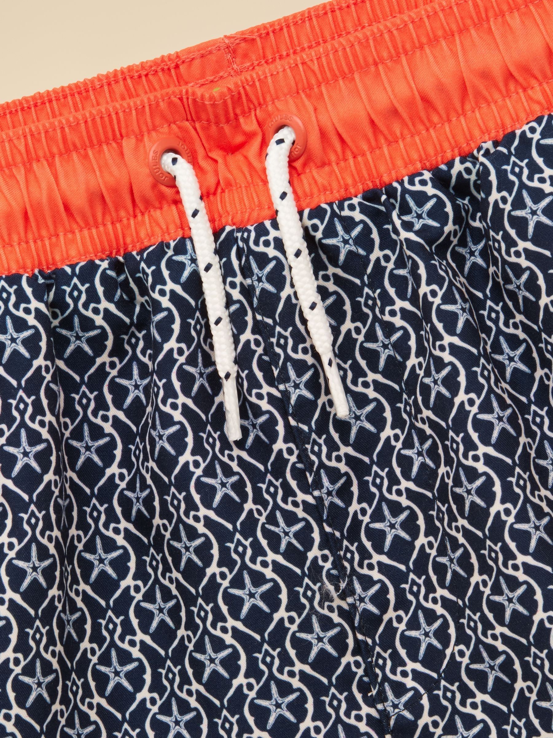 Boys' Ocean Black & White Printed Swim Shorts - Image 3 of 4