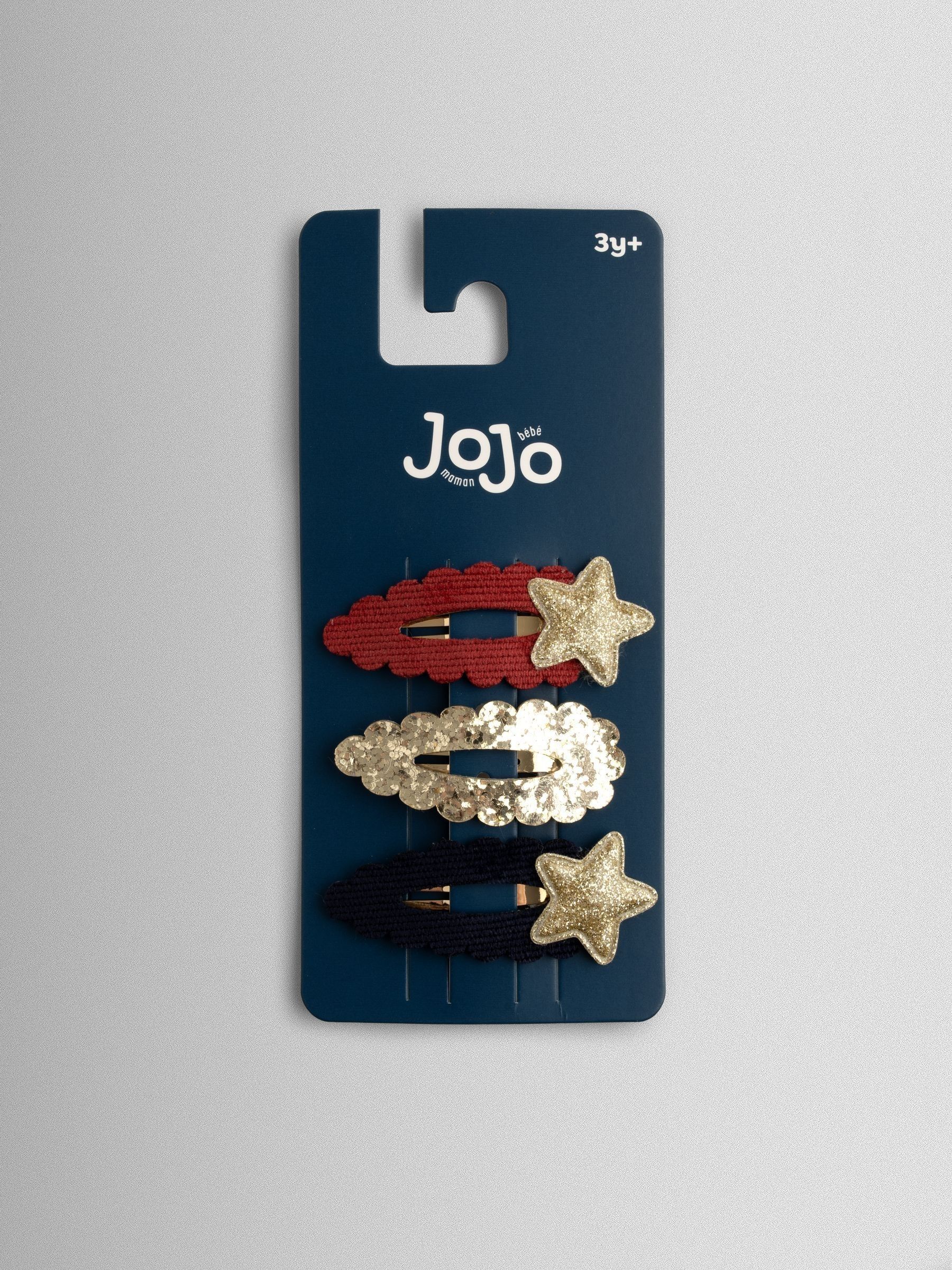 Gold 3-Pack Daisy Crochet Clips - Image 1 of 3