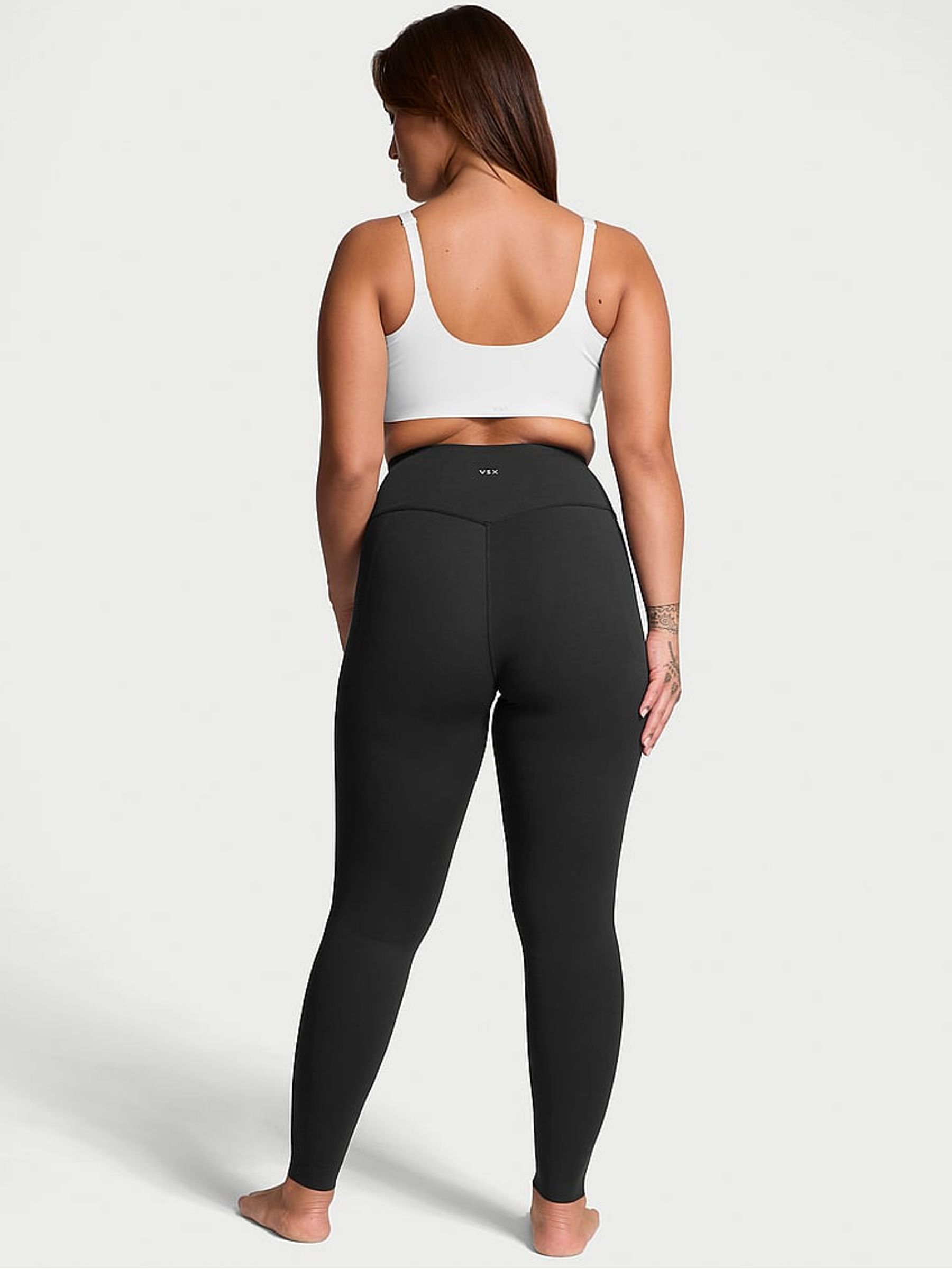 Black Elevate™ Low Support Leggings with Pockets - Image 2 of 3