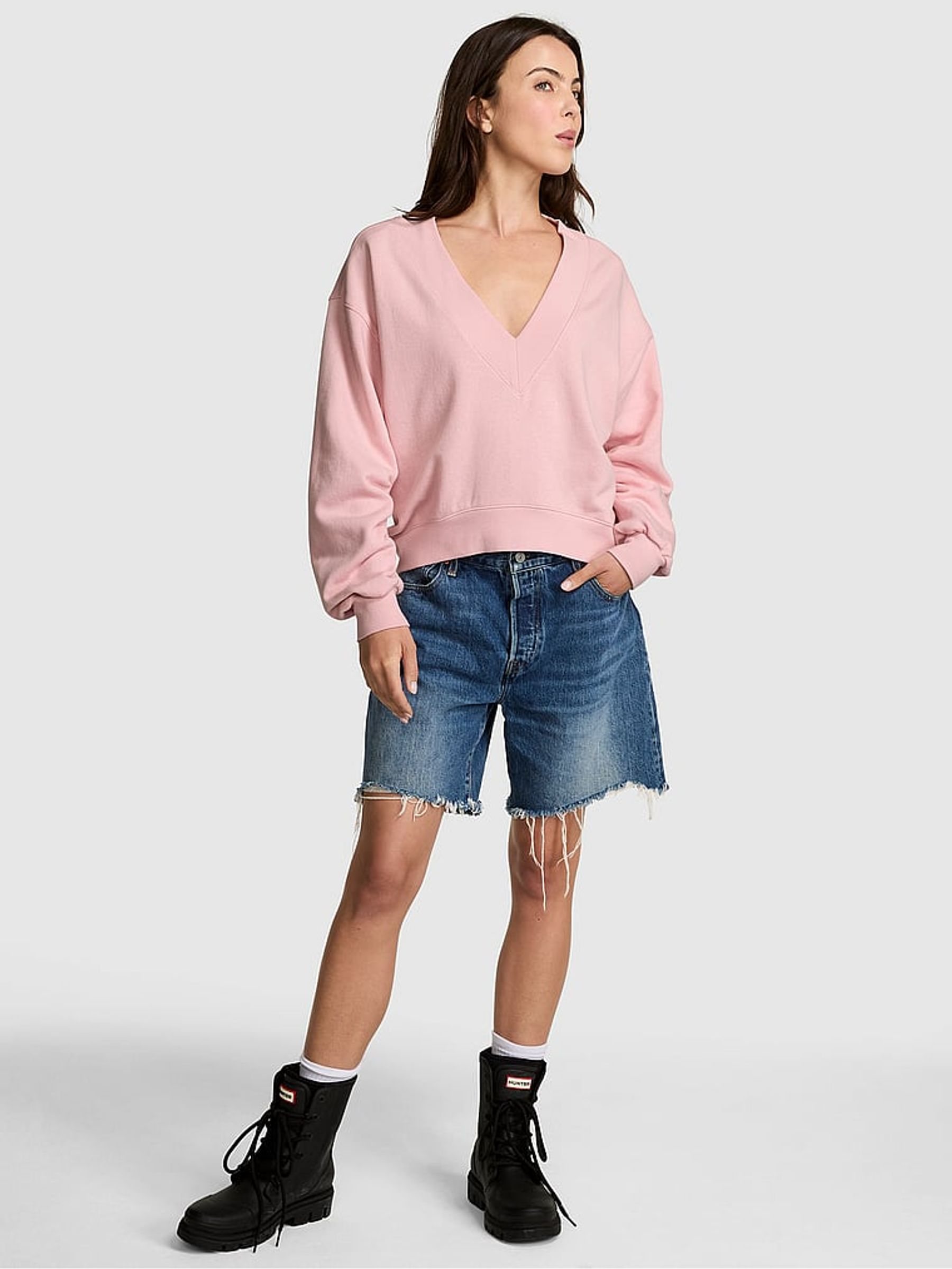 Dollhouse Pink Fleece Sweatshirt - Image 1 of 2